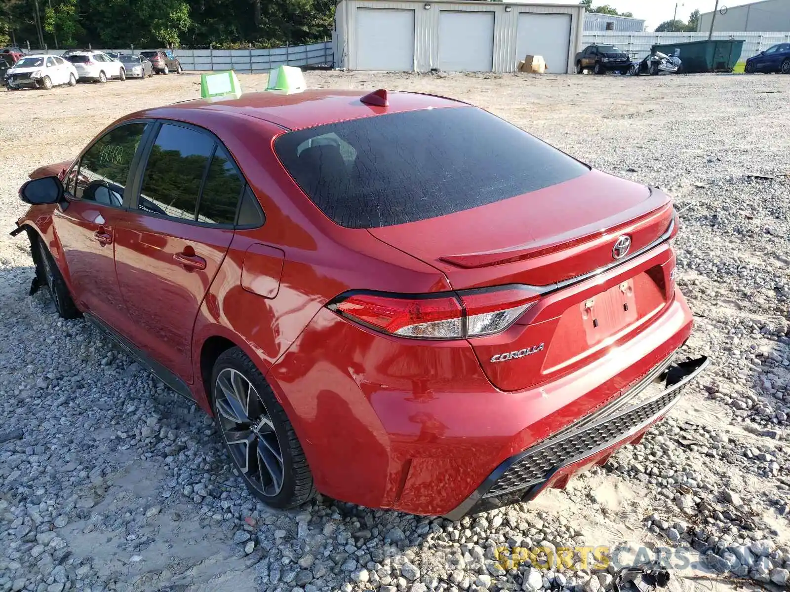 3 Photograph of a damaged car 5YFS4RCE8LP001545 TOYOTA COROLLA 2020