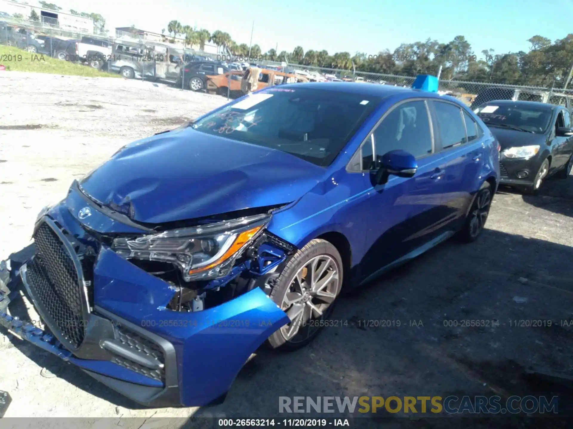 2 Photograph of a damaged car 5YFS4RCE8LP002078 TOYOTA COROLLA 2020