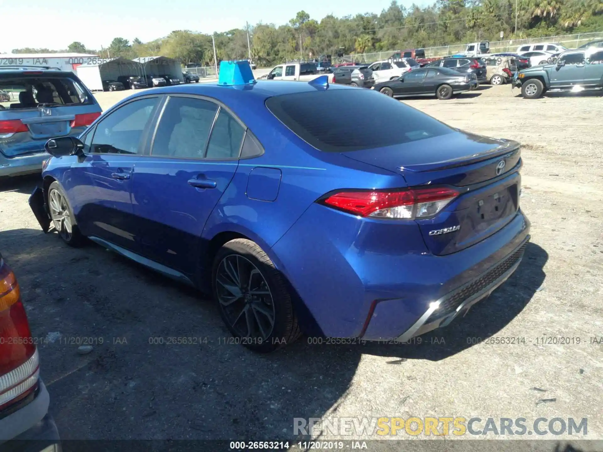 3 Photograph of a damaged car 5YFS4RCE8LP002078 TOYOTA COROLLA 2020