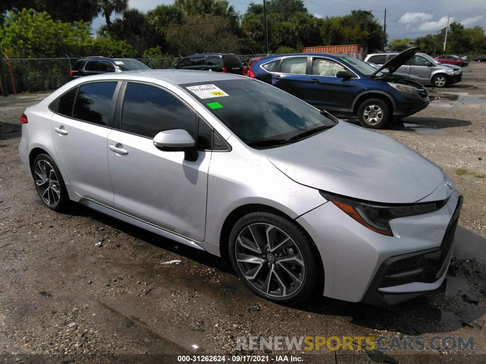 1 Photograph of a damaged car 5YFS4RCE8LP005644 TOYOTA COROLLA 2020