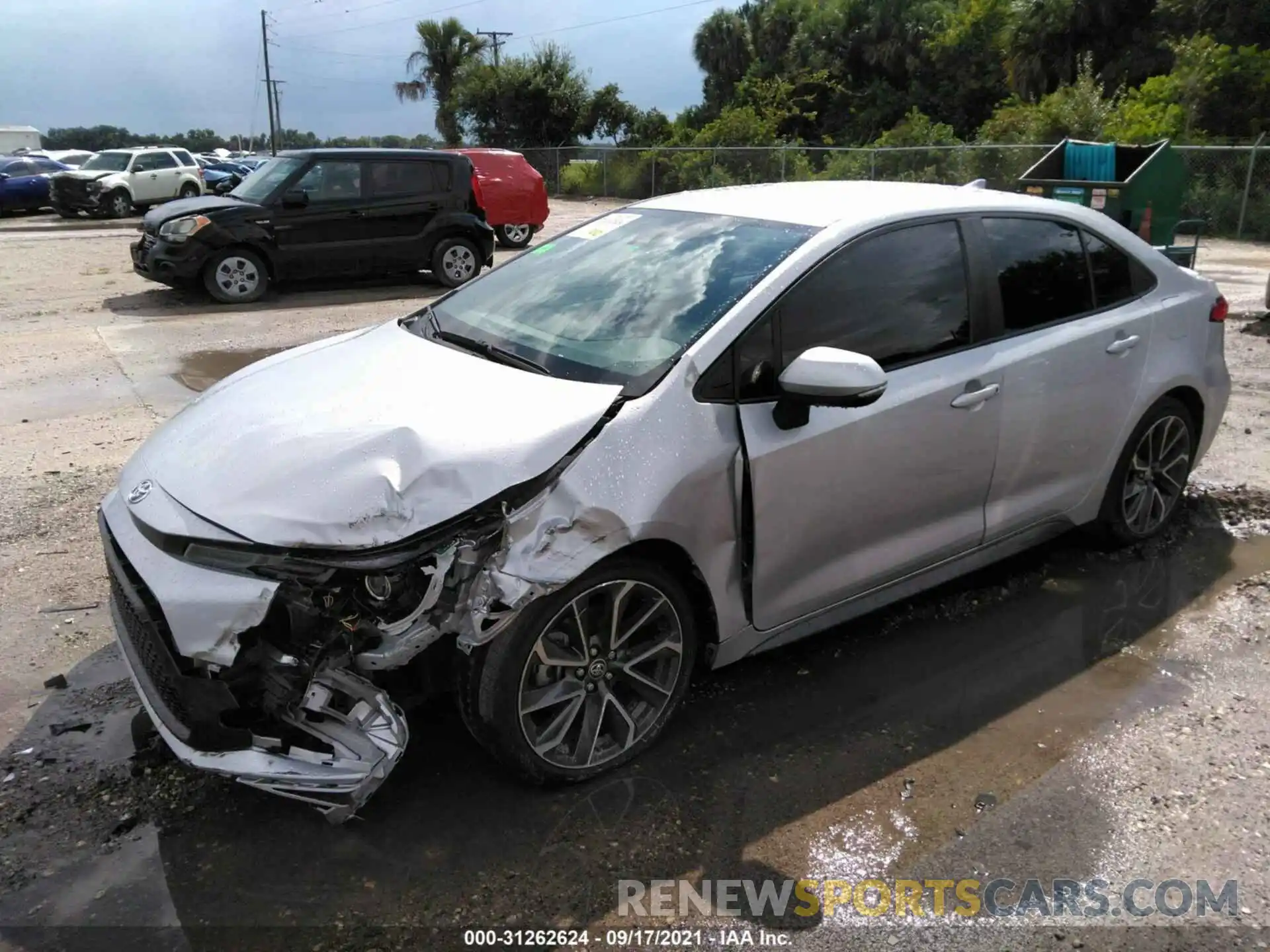 2 Photograph of a damaged car 5YFS4RCE8LP005644 TOYOTA COROLLA 2020