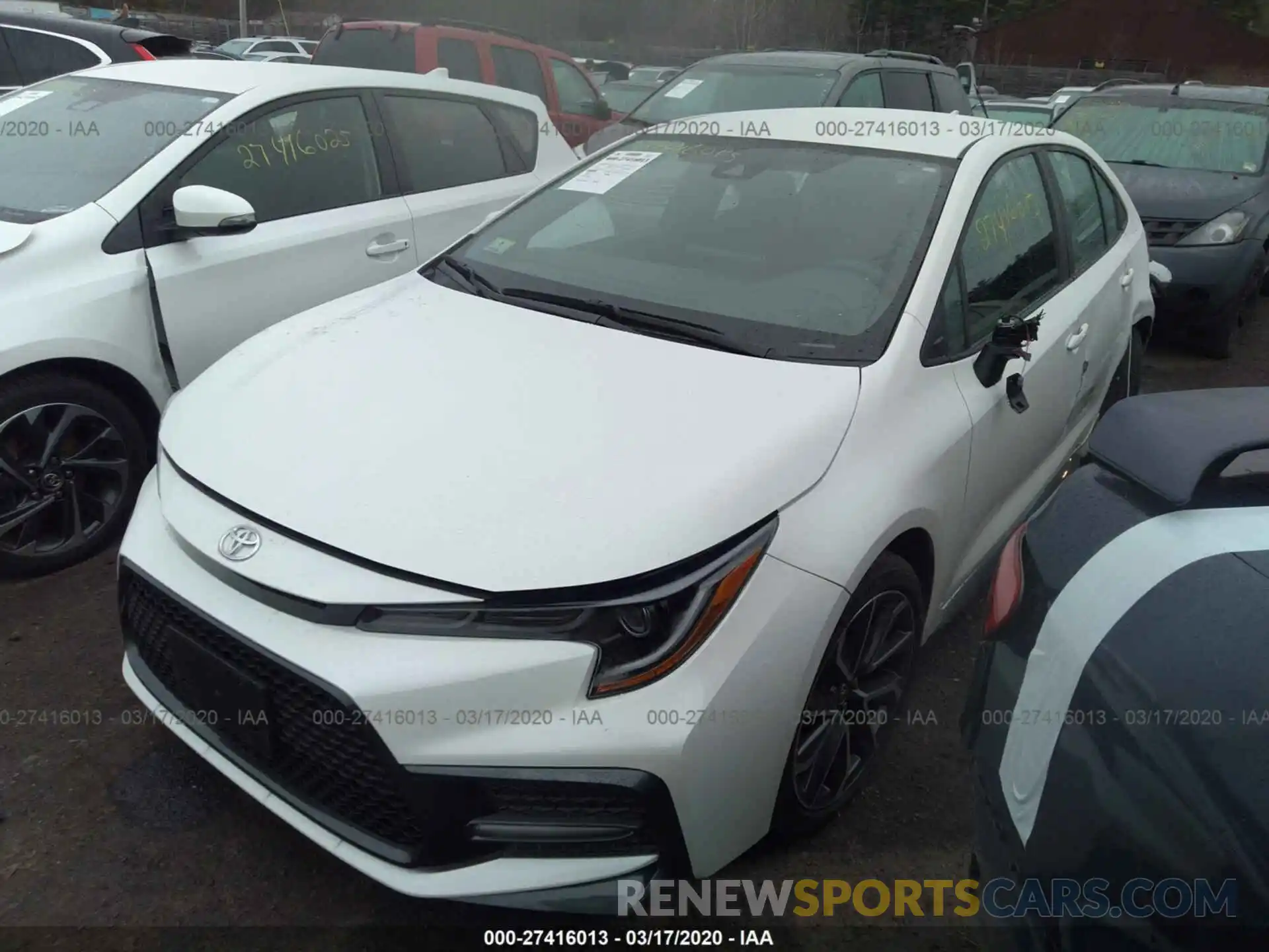 2 Photograph of a damaged car 5YFS4RCE8LP006907 TOYOTA COROLLA 2020