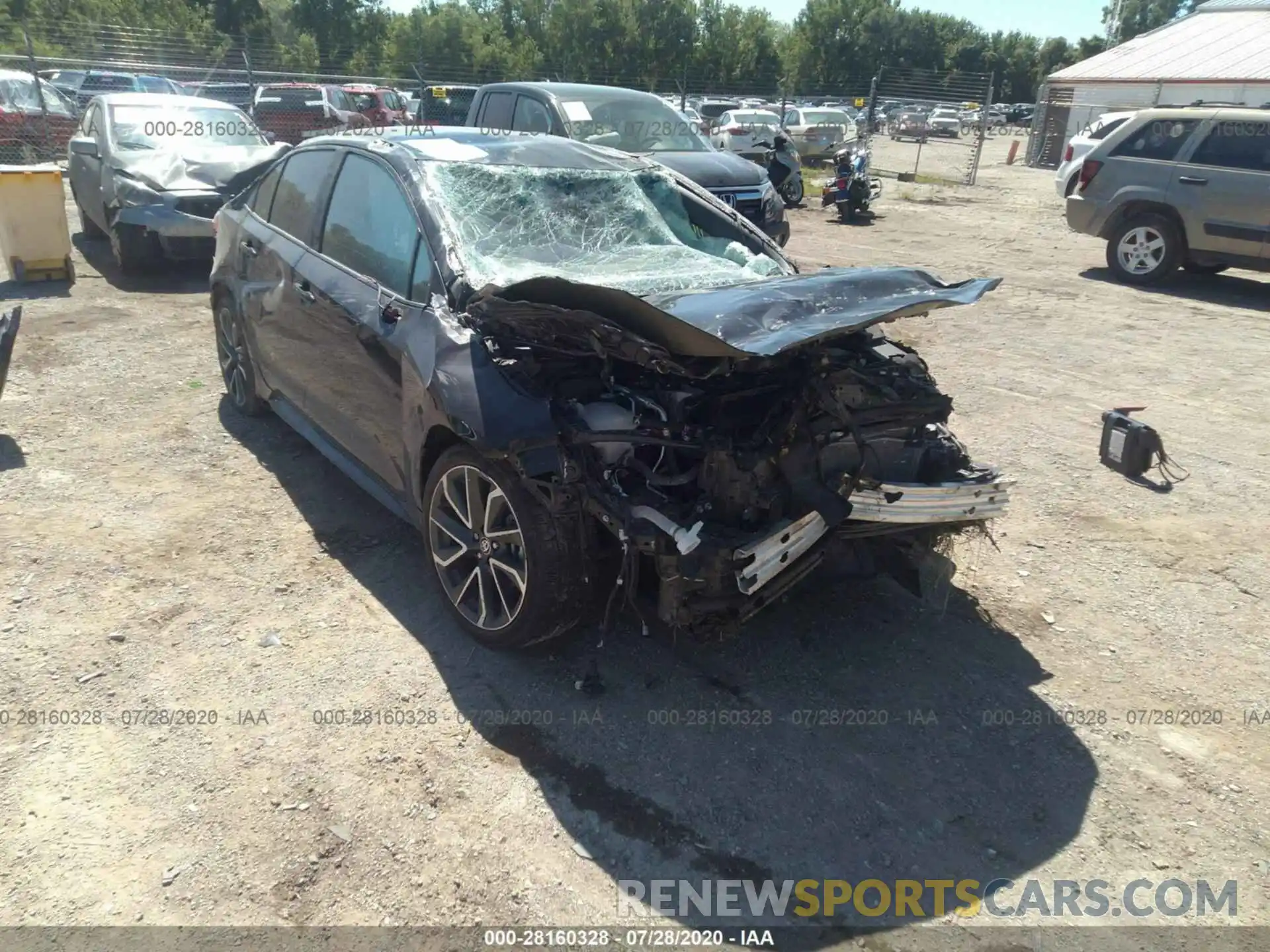 1 Photograph of a damaged car 5YFS4RCE8LP006986 TOYOTA COROLLA 2020