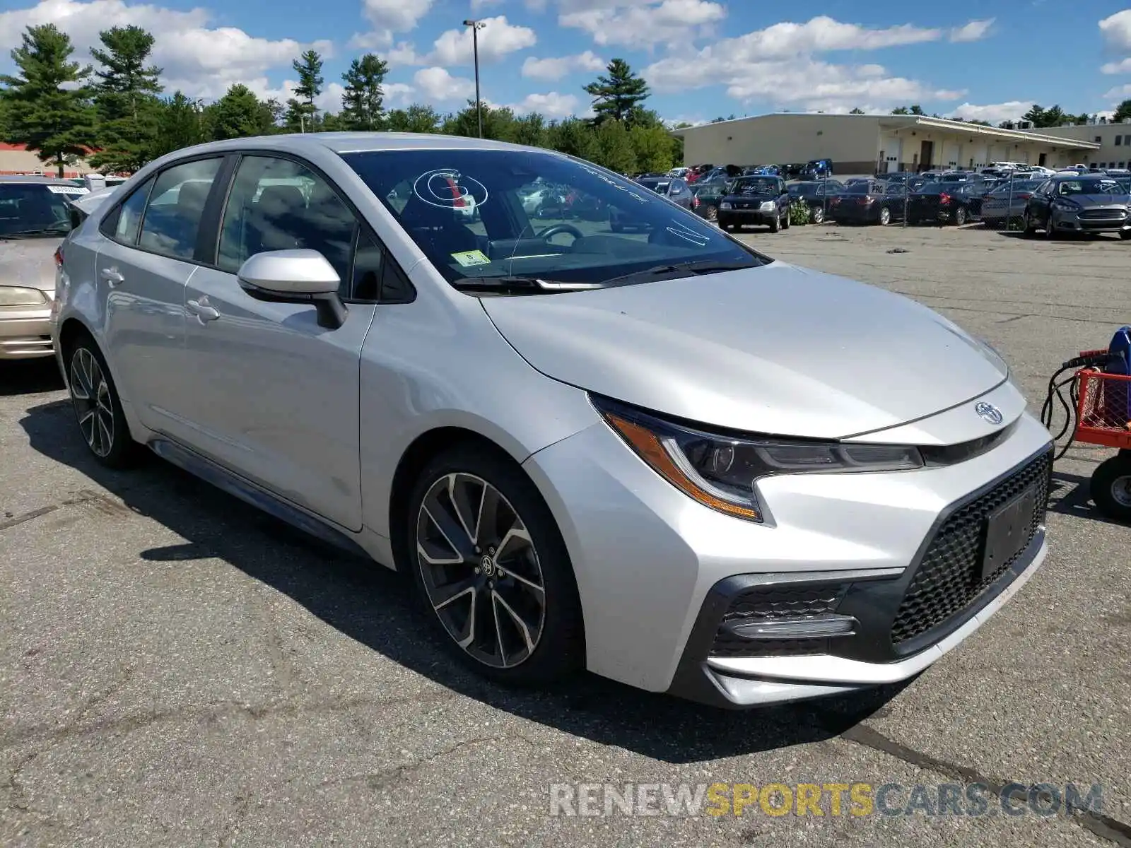 1 Photograph of a damaged car 5YFS4RCE8LP007927 TOYOTA COROLLA 2020