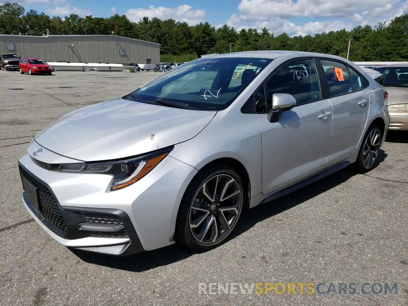 2 Photograph of a damaged car 5YFS4RCE8LP007927 TOYOTA COROLLA 2020