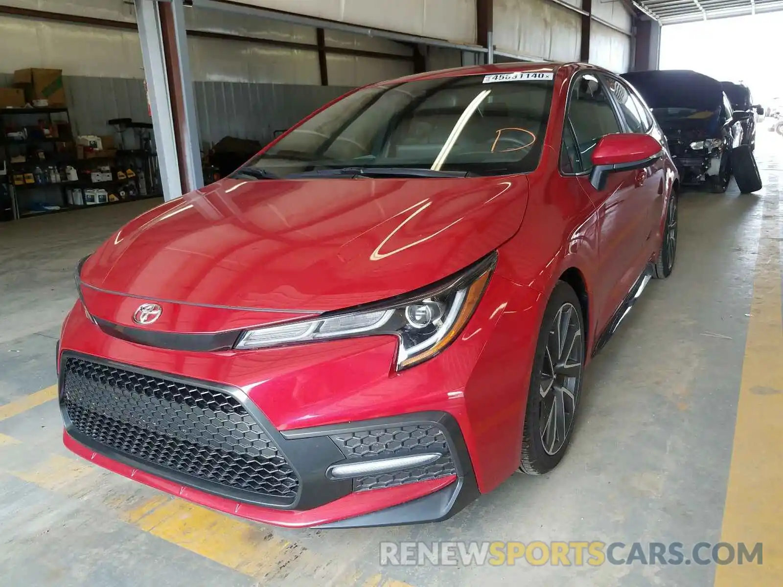 2 Photograph of a damaged car 5YFS4RCE8LP013257 TOYOTA COROLLA 2020