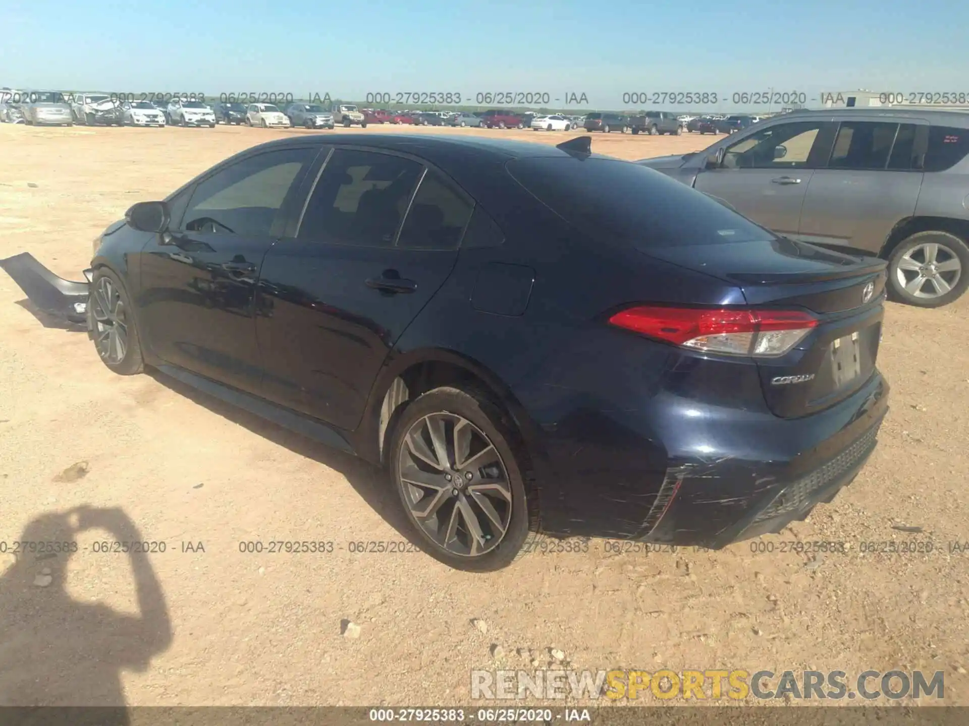 3 Photograph of a damaged car 5YFS4RCE8LP013775 TOYOTA COROLLA 2020