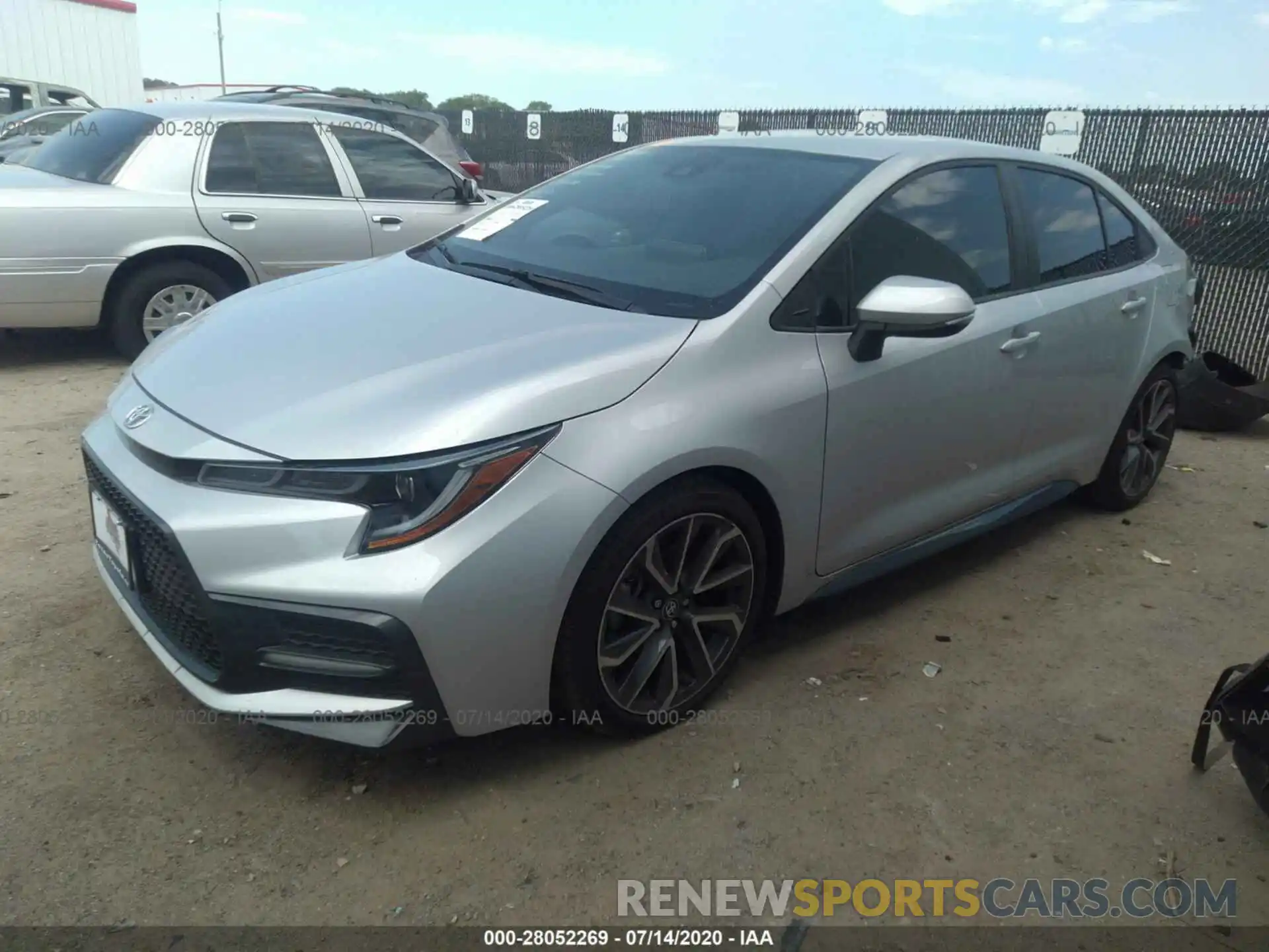 2 Photograph of a damaged car 5YFS4RCE8LP014943 TOYOTA COROLLA 2020