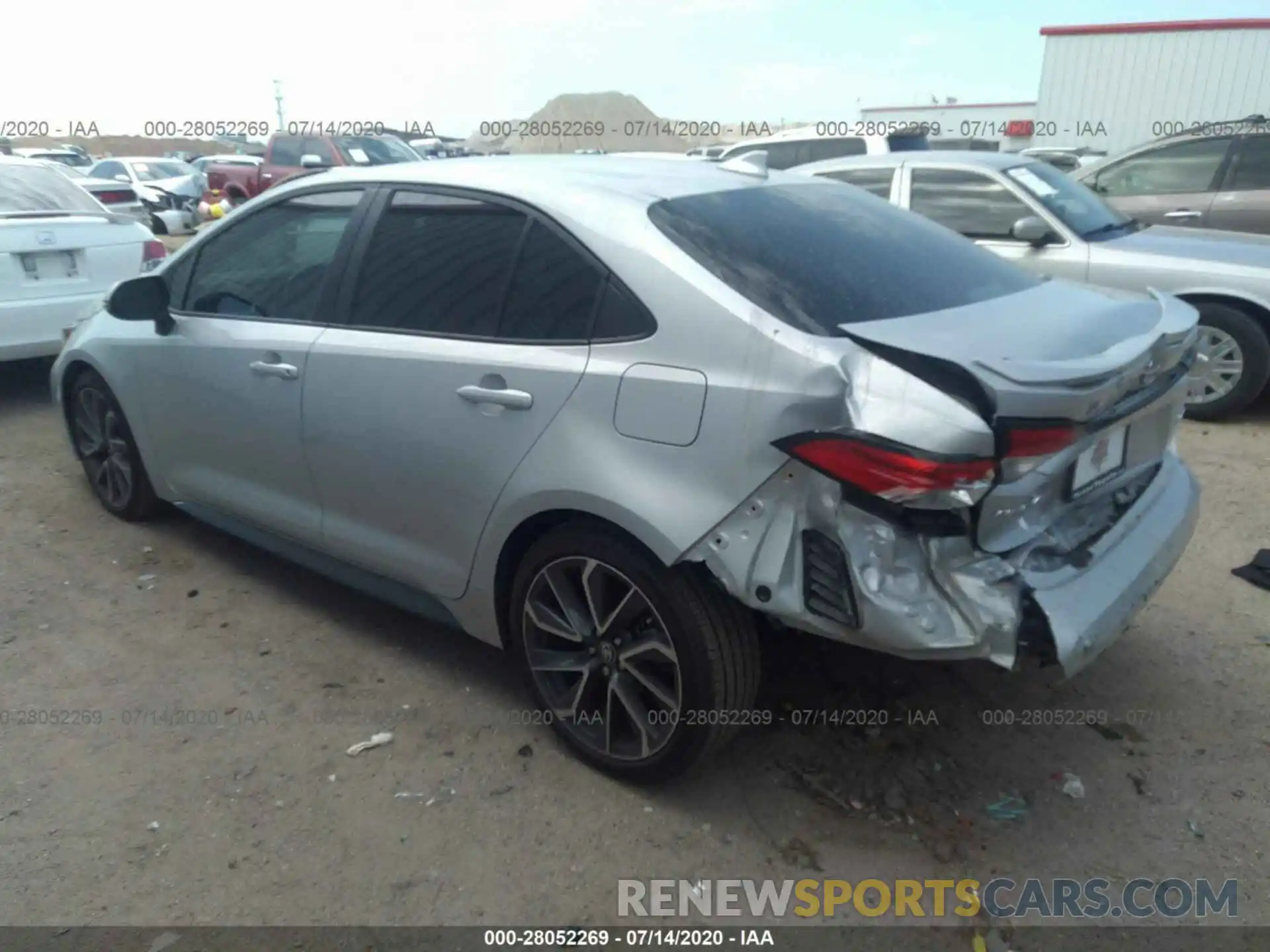 3 Photograph of a damaged car 5YFS4RCE8LP014943 TOYOTA COROLLA 2020