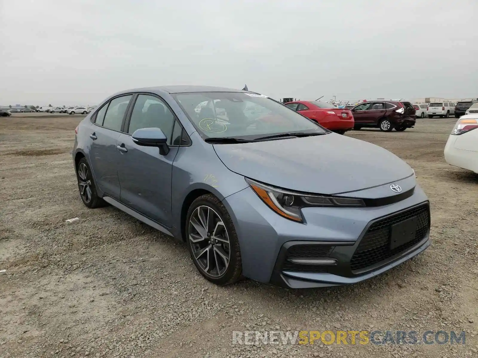 1 Photograph of a damaged car 5YFS4RCE8LP015672 TOYOTA COROLLA 2020