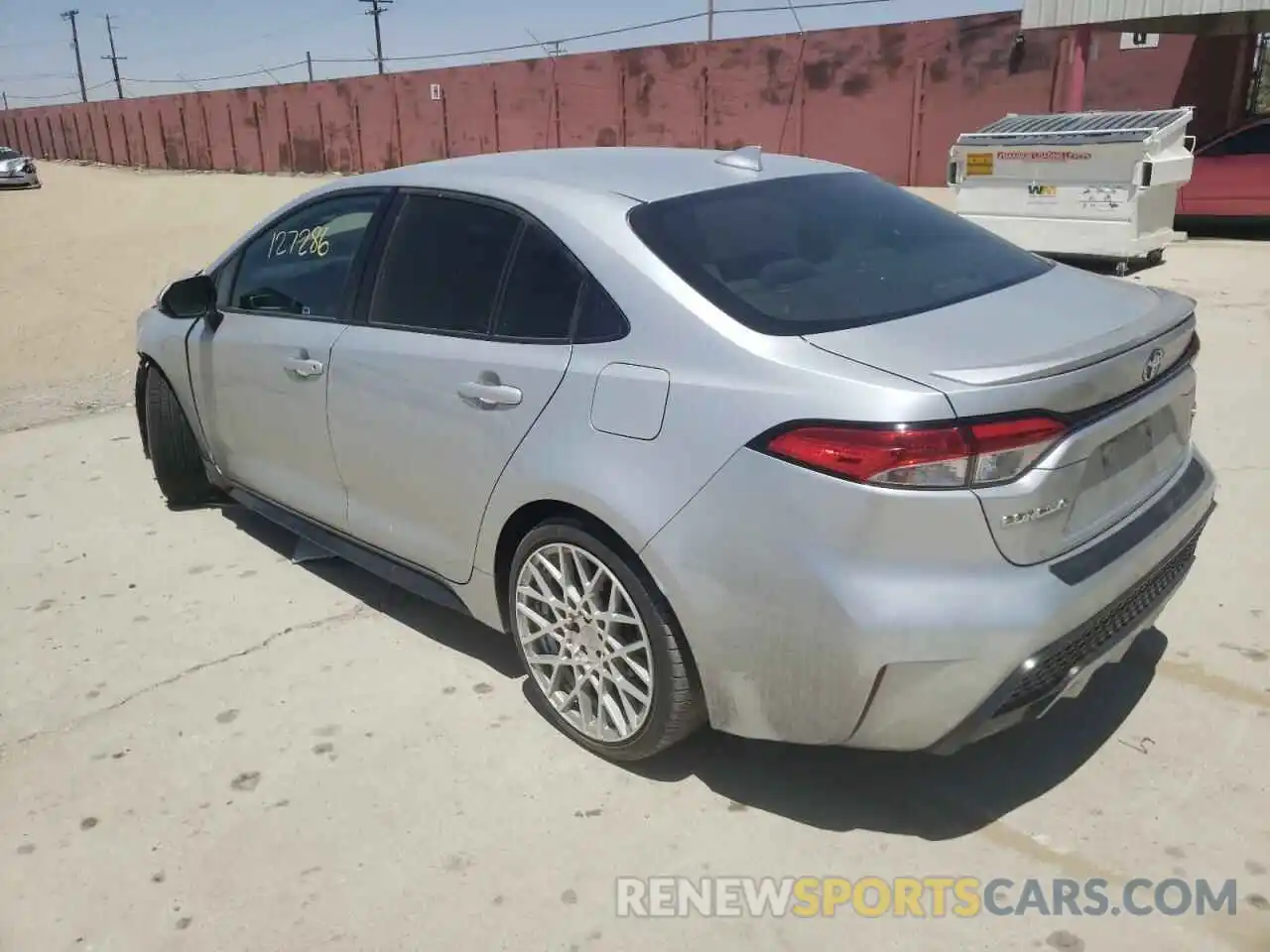 3 Photograph of a damaged car 5YFS4RCE8LP017390 TOYOTA COROLLA 2020