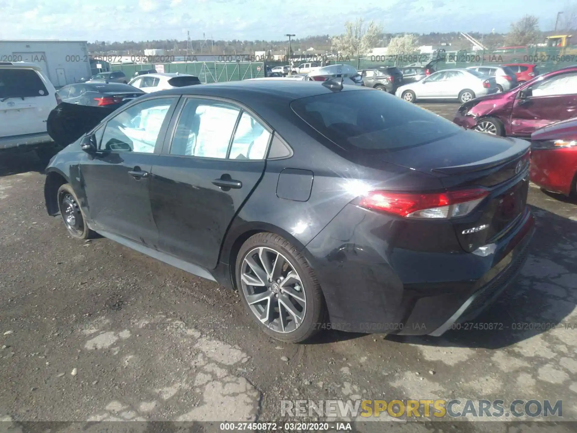 3 Photograph of a damaged car 5YFS4RCE8LP018779 TOYOTA COROLLA 2020