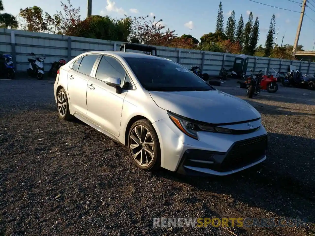 1 Photograph of a damaged car 5YFS4RCE8LP018989 TOYOTA COROLLA 2020