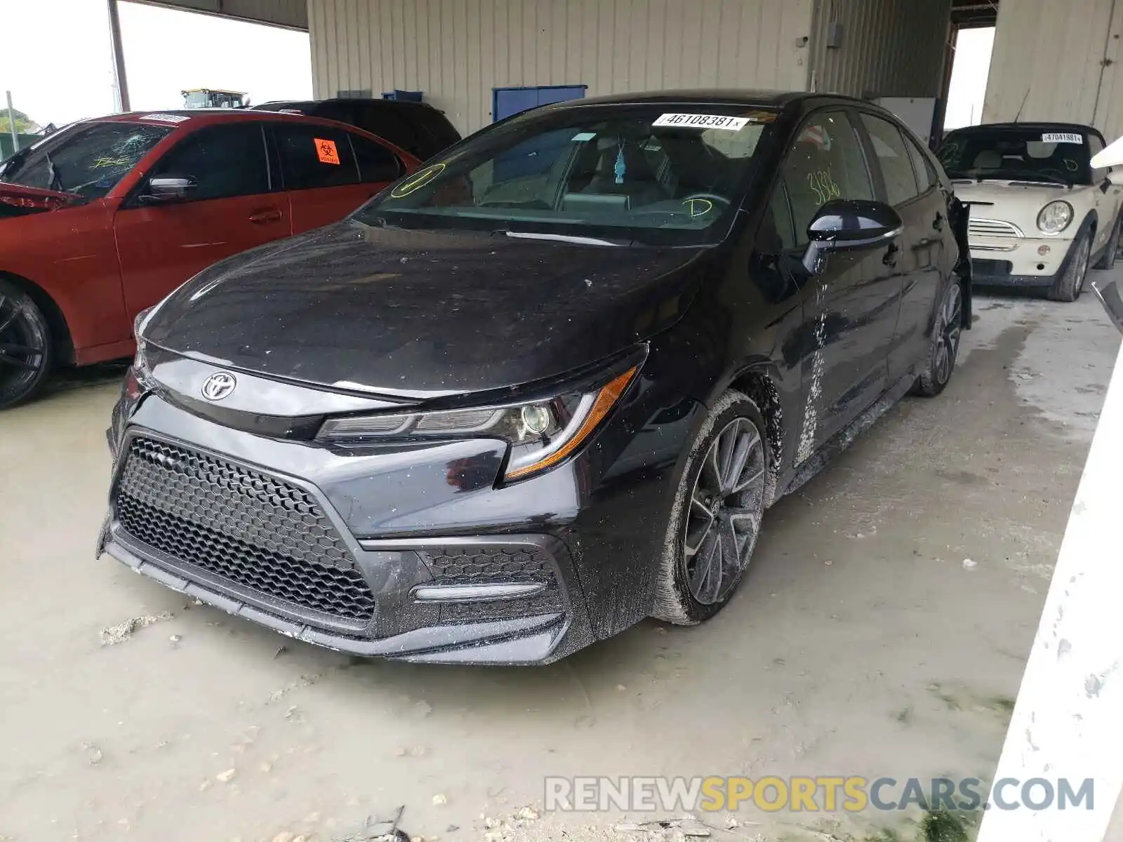 2 Photograph of a damaged car 5YFS4RCE8LP022041 TOYOTA COROLLA 2020