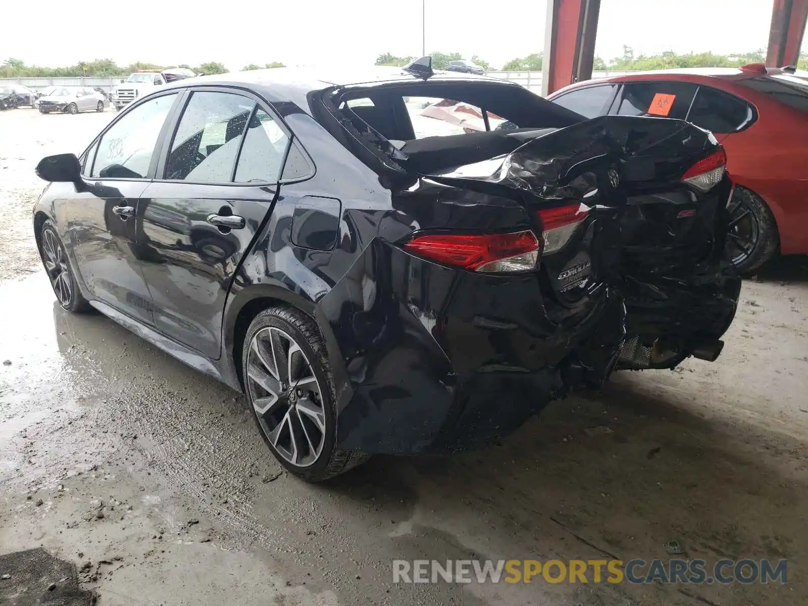 3 Photograph of a damaged car 5YFS4RCE8LP022041 TOYOTA COROLLA 2020