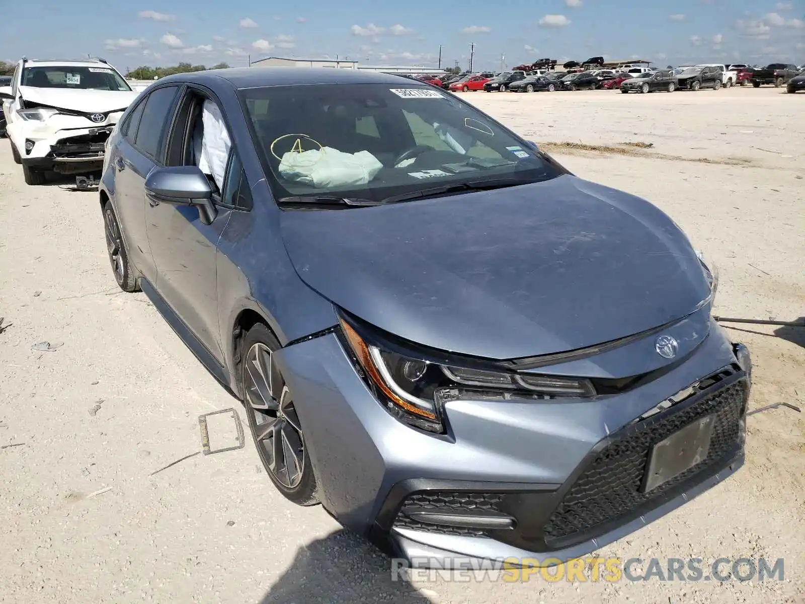 1 Photograph of a damaged car 5YFS4RCE8LP022380 TOYOTA COROLLA 2020