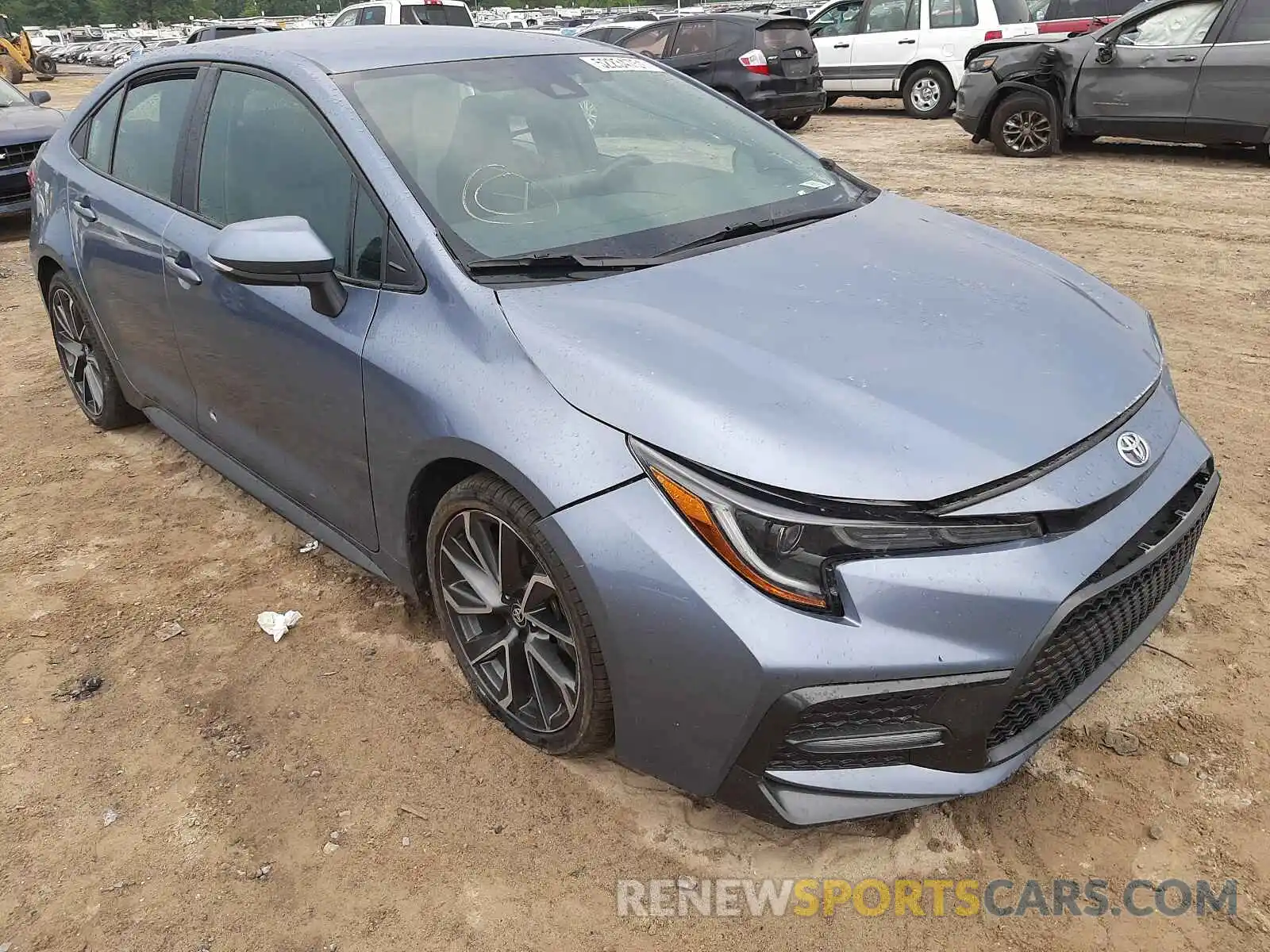 1 Photograph of a damaged car 5YFS4RCE8LP023612 TOYOTA COROLLA 2020