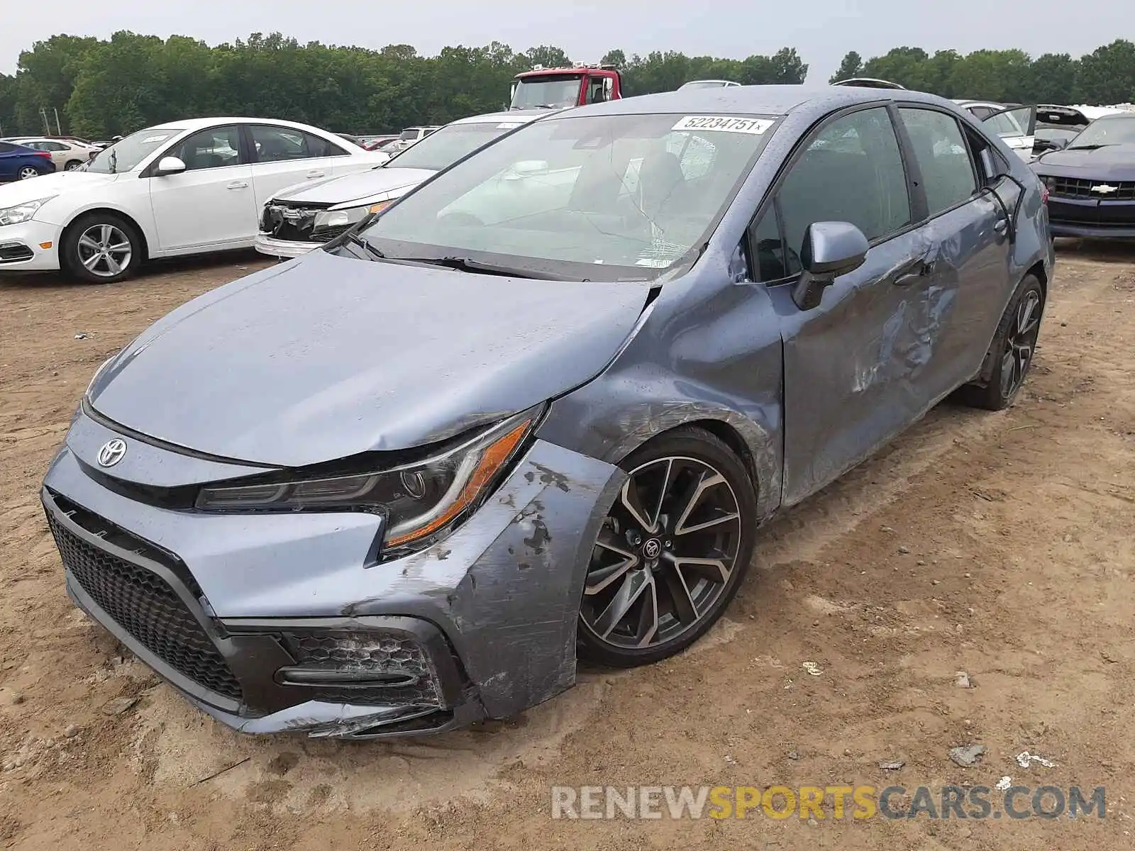 2 Photograph of a damaged car 5YFS4RCE8LP023612 TOYOTA COROLLA 2020