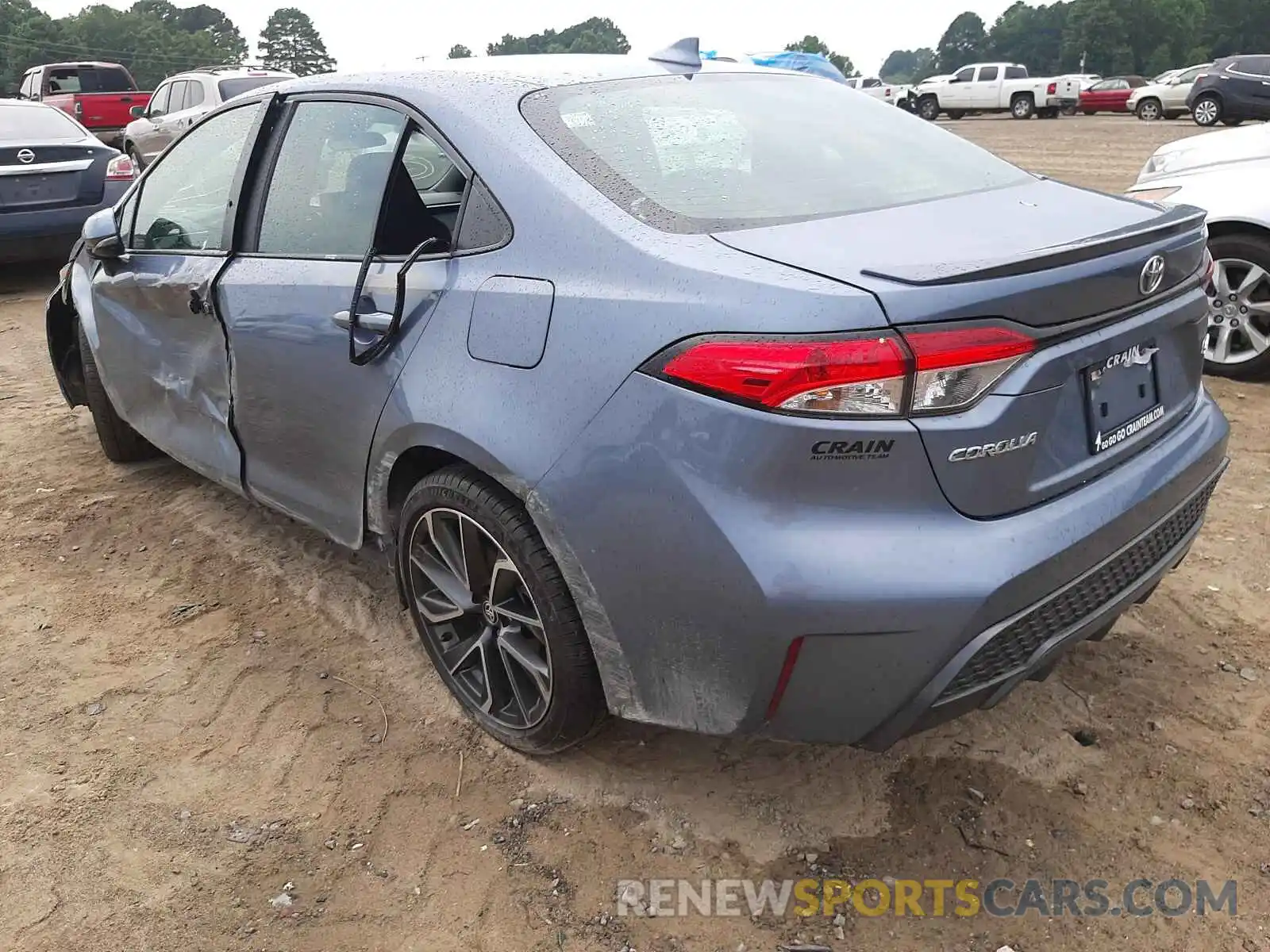 3 Photograph of a damaged car 5YFS4RCE8LP023612 TOYOTA COROLLA 2020