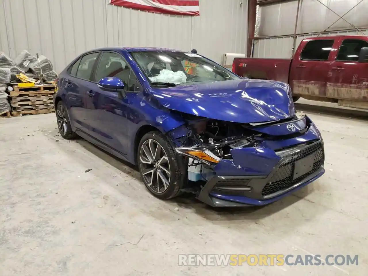 1 Photograph of a damaged car 5YFS4RCE8LP025957 TOYOTA COROLLA 2020