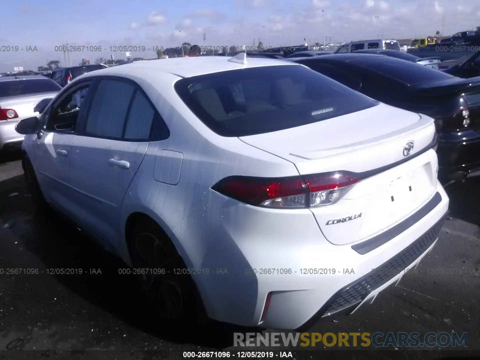 3 Photograph of a damaged car 5YFS4RCE8LP026171 TOYOTA COROLLA 2020