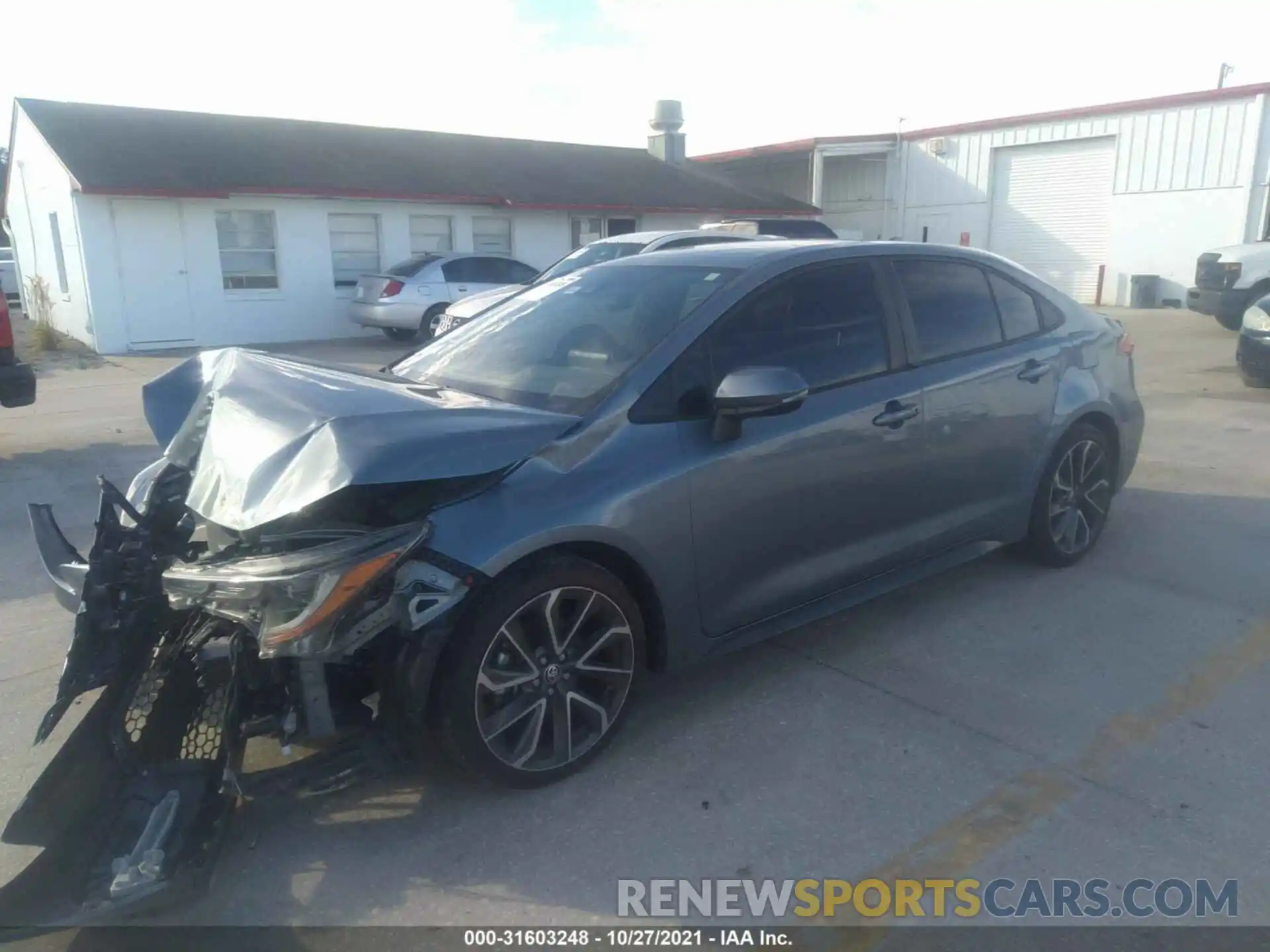 2 Photograph of a damaged car 5YFS4RCE8LP027658 TOYOTA COROLLA 2020