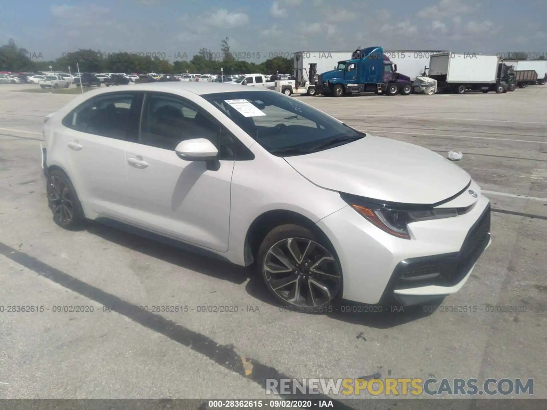 1 Photograph of a damaged car 5YFS4RCE8LP028017 TOYOTA COROLLA 2020