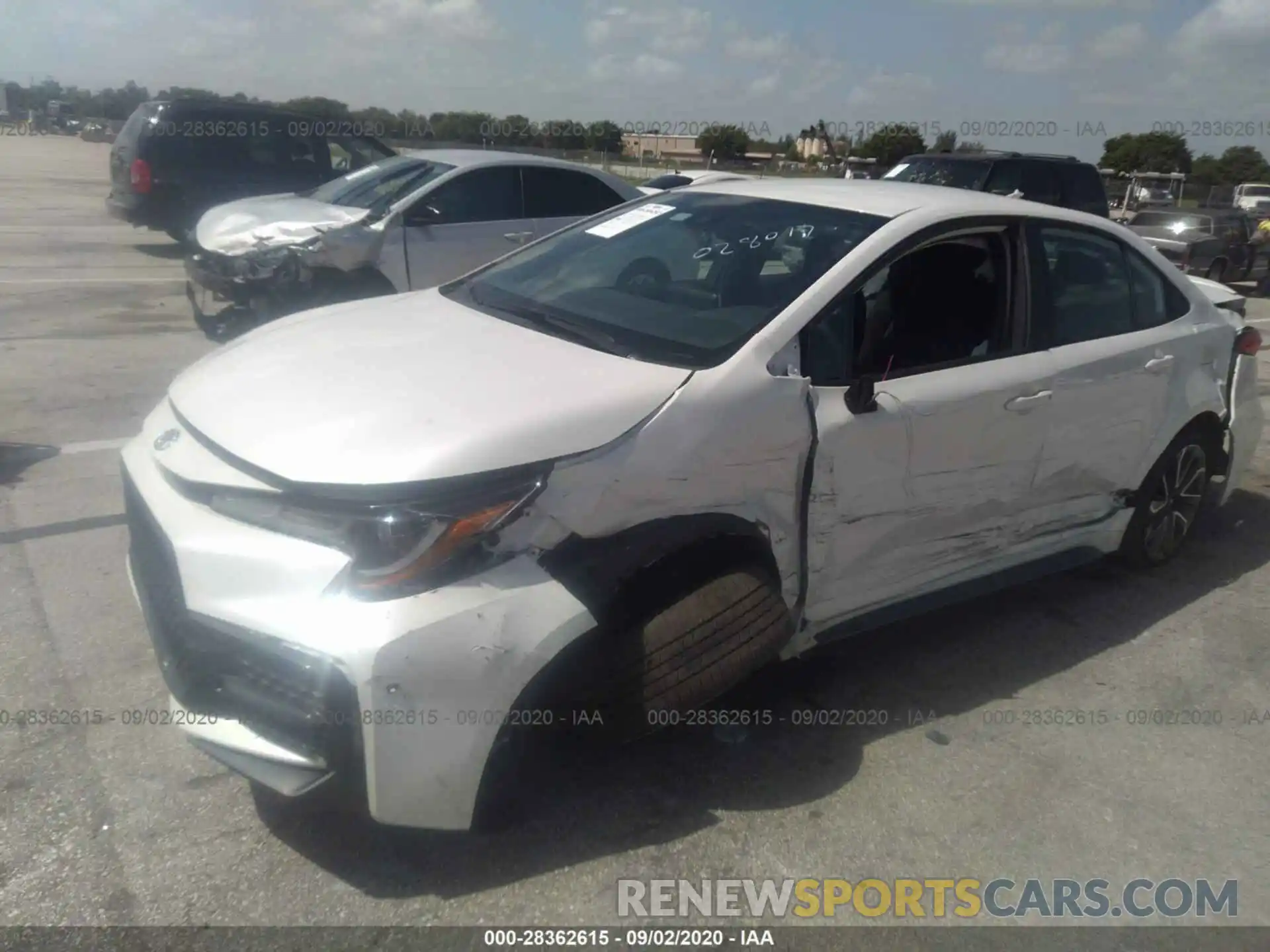 6 Photograph of a damaged car 5YFS4RCE8LP028017 TOYOTA COROLLA 2020