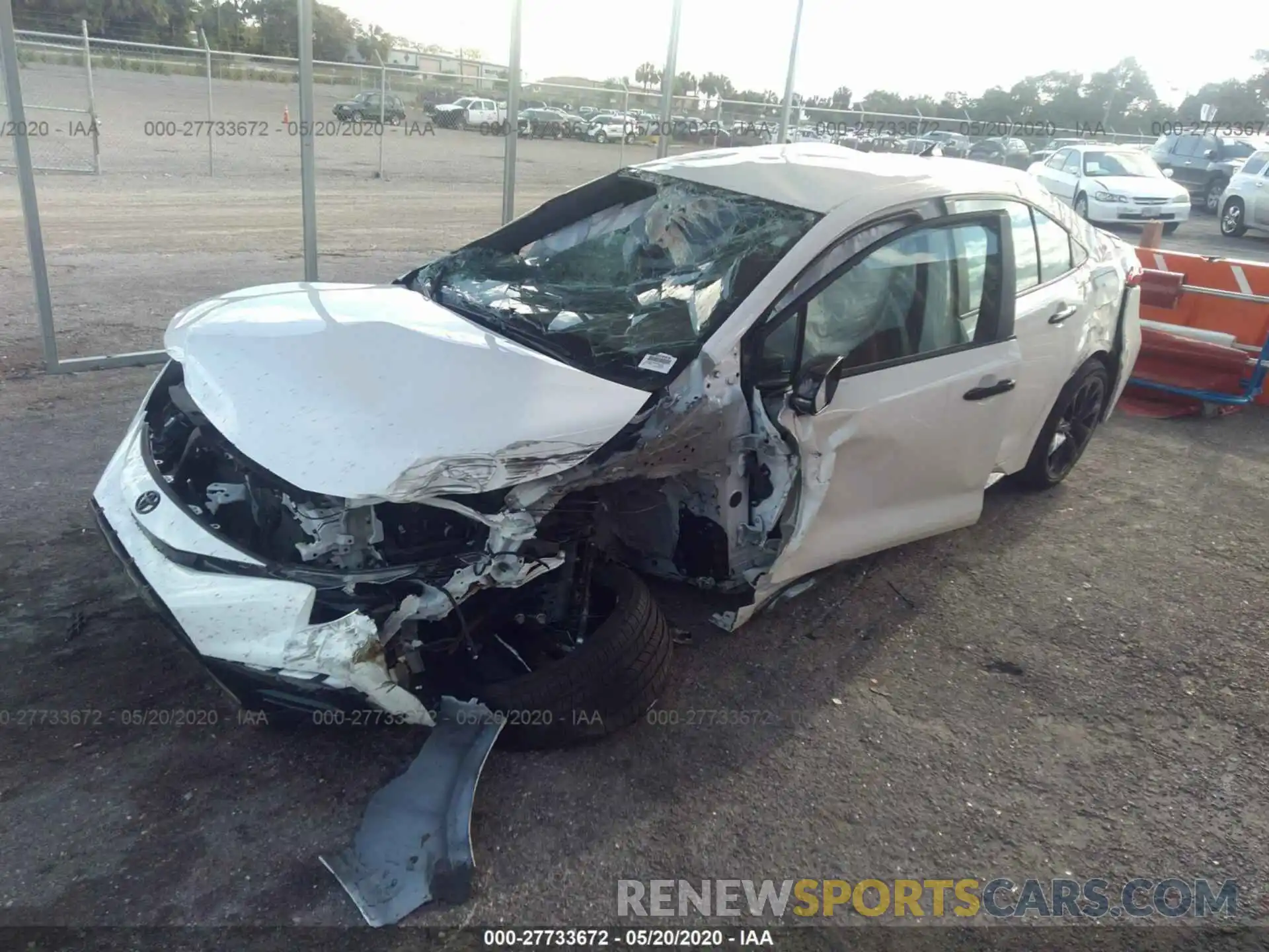 2 Photograph of a damaged car 5YFS4RCE8LP031760 TOYOTA COROLLA 2020