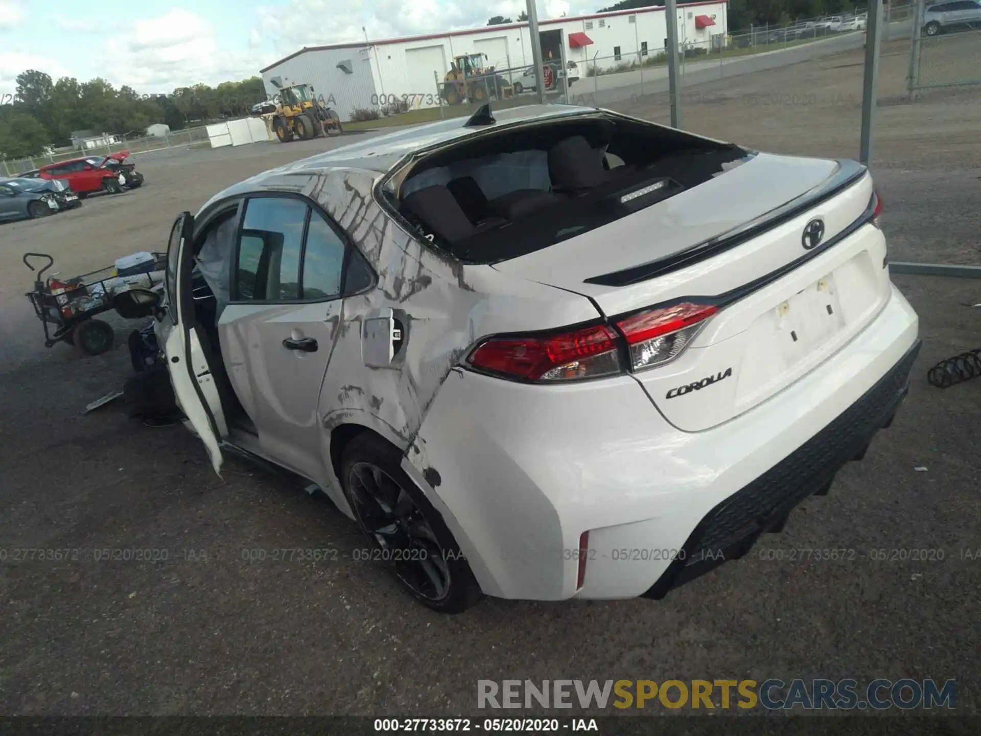 3 Photograph of a damaged car 5YFS4RCE8LP031760 TOYOTA COROLLA 2020