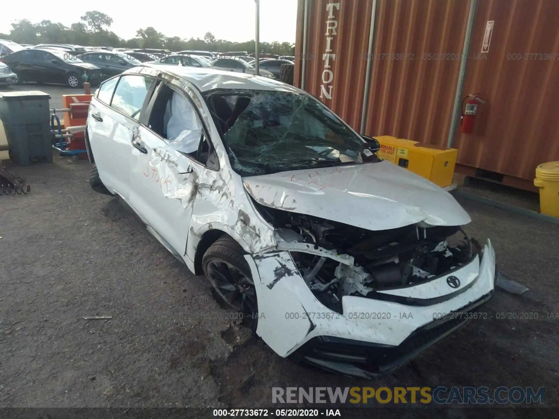 6 Photograph of a damaged car 5YFS4RCE8LP031760 TOYOTA COROLLA 2020