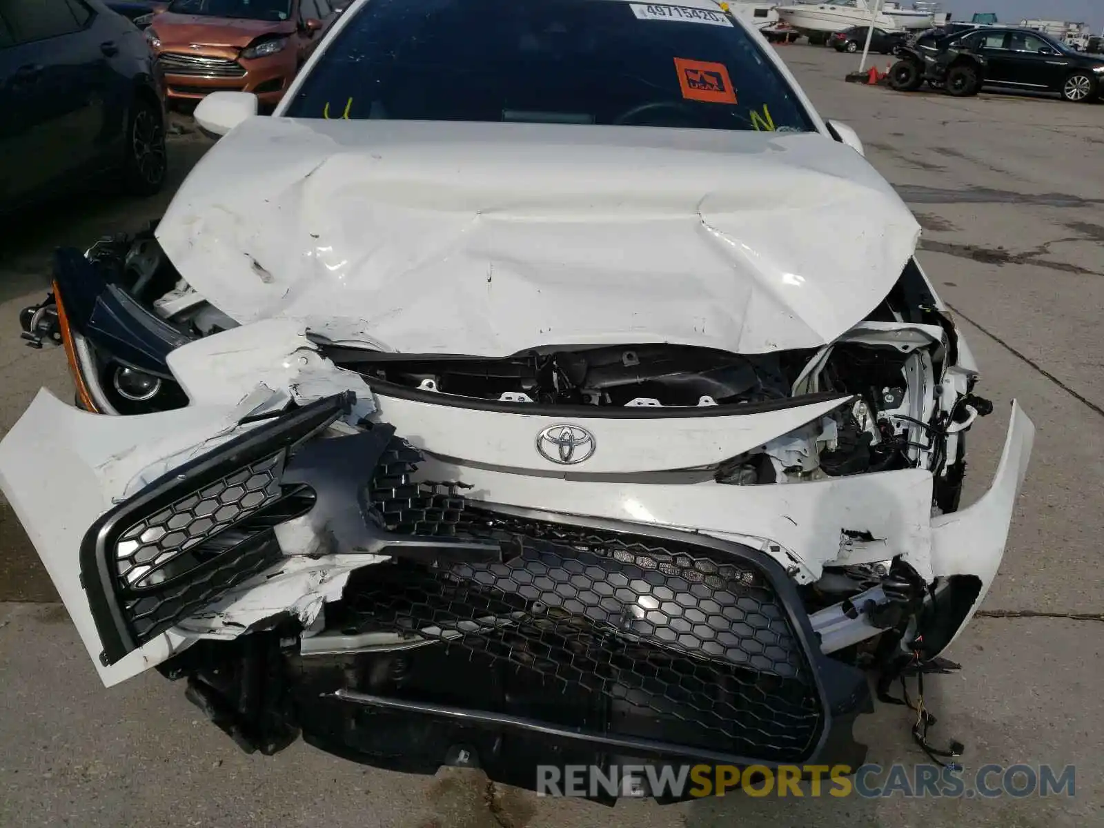 7 Photograph of a damaged car 5YFS4RCE8LP036506 TOYOTA COROLLA 2020