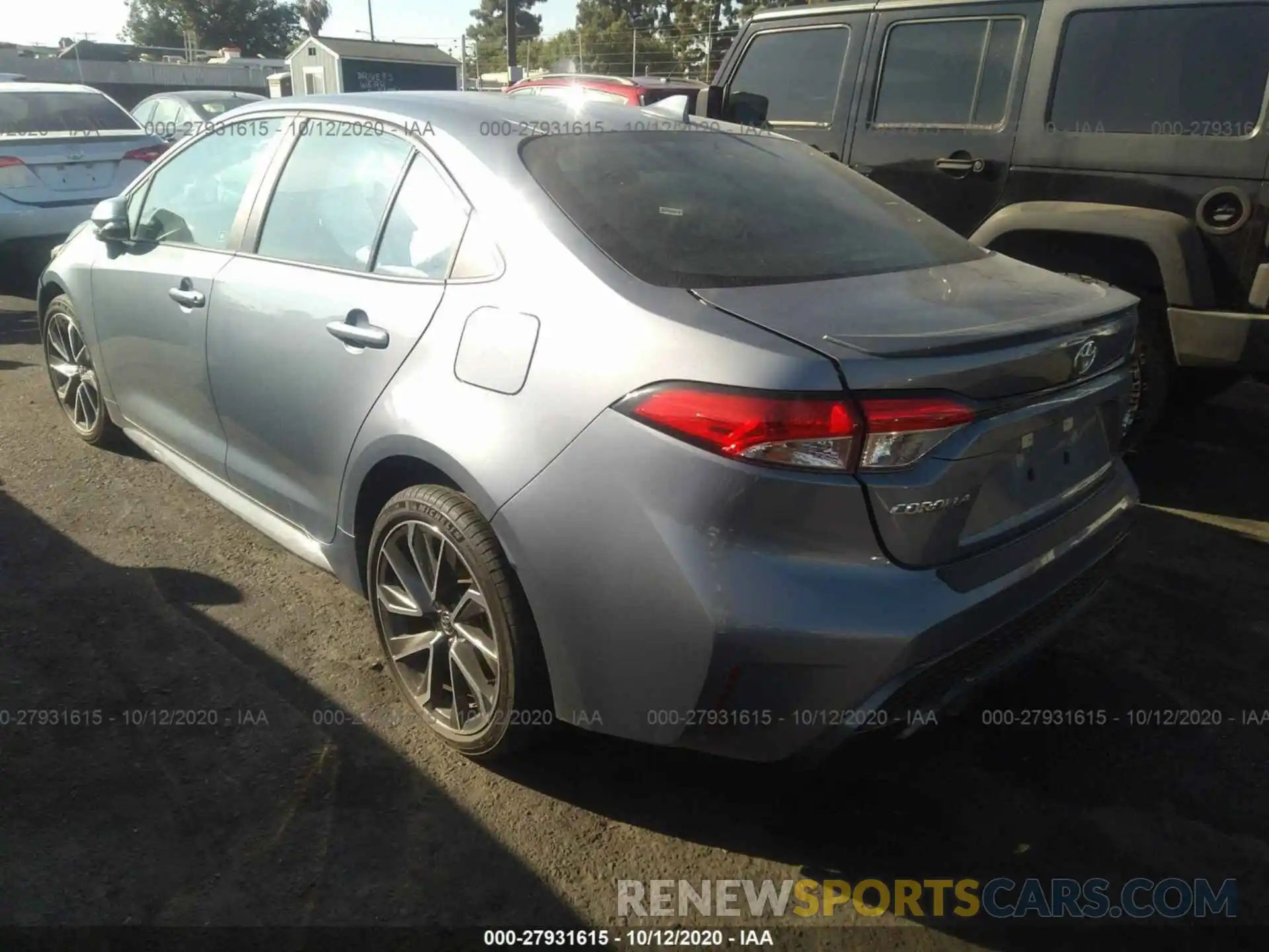 3 Photograph of a damaged car 5YFS4RCE8LP036649 TOYOTA COROLLA 2020