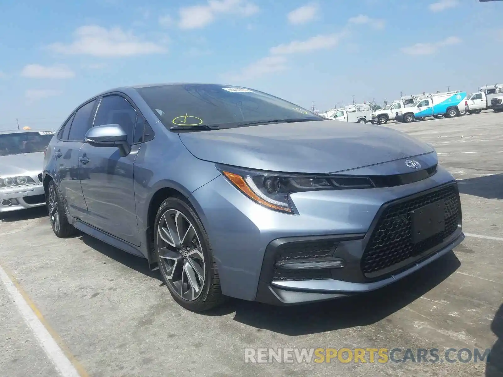 1 Photograph of a damaged car 5YFS4RCE8LP036893 TOYOTA COROLLA 2020