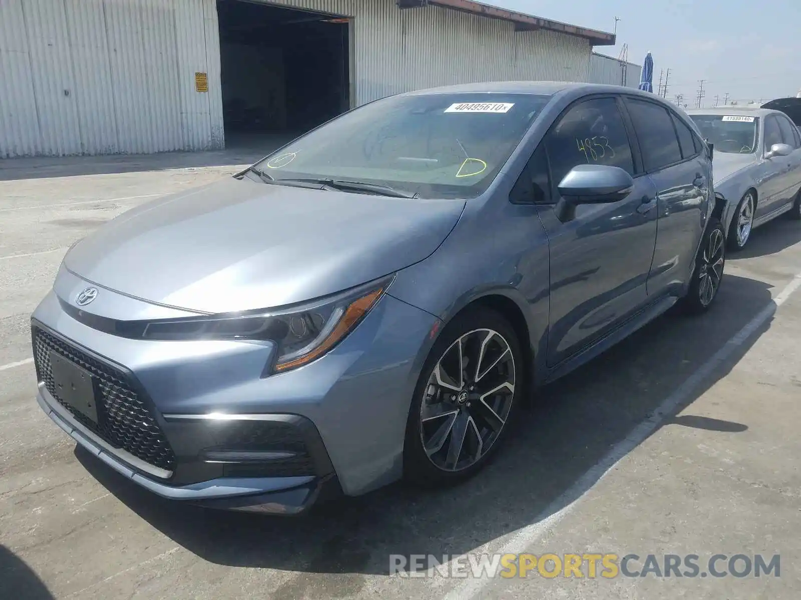 2 Photograph of a damaged car 5YFS4RCE8LP036893 TOYOTA COROLLA 2020