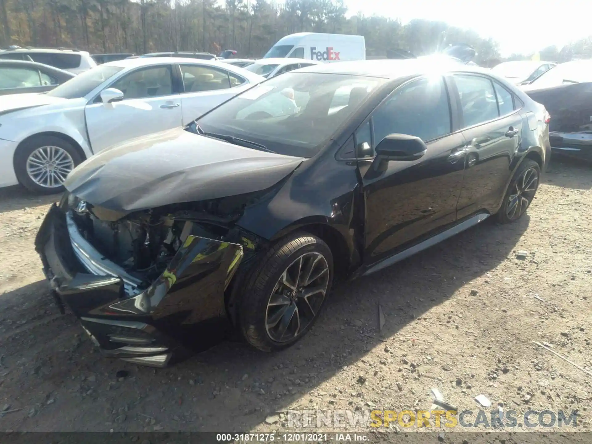 2 Photograph of a damaged car 5YFS4RCE8LP037297 TOYOTA COROLLA 2020