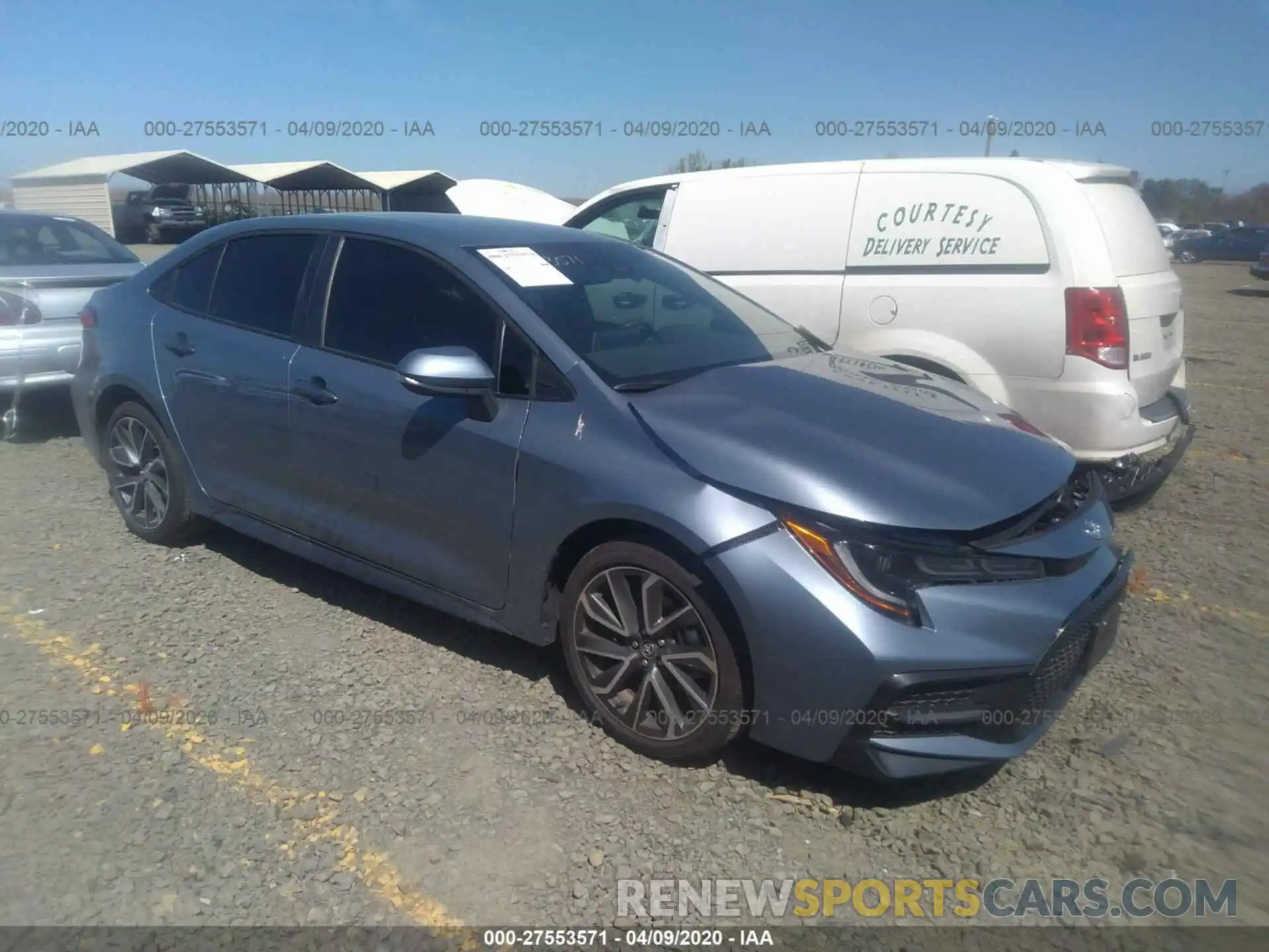 1 Photograph of a damaged car 5YFS4RCE8LP039101 TOYOTA COROLLA 2020