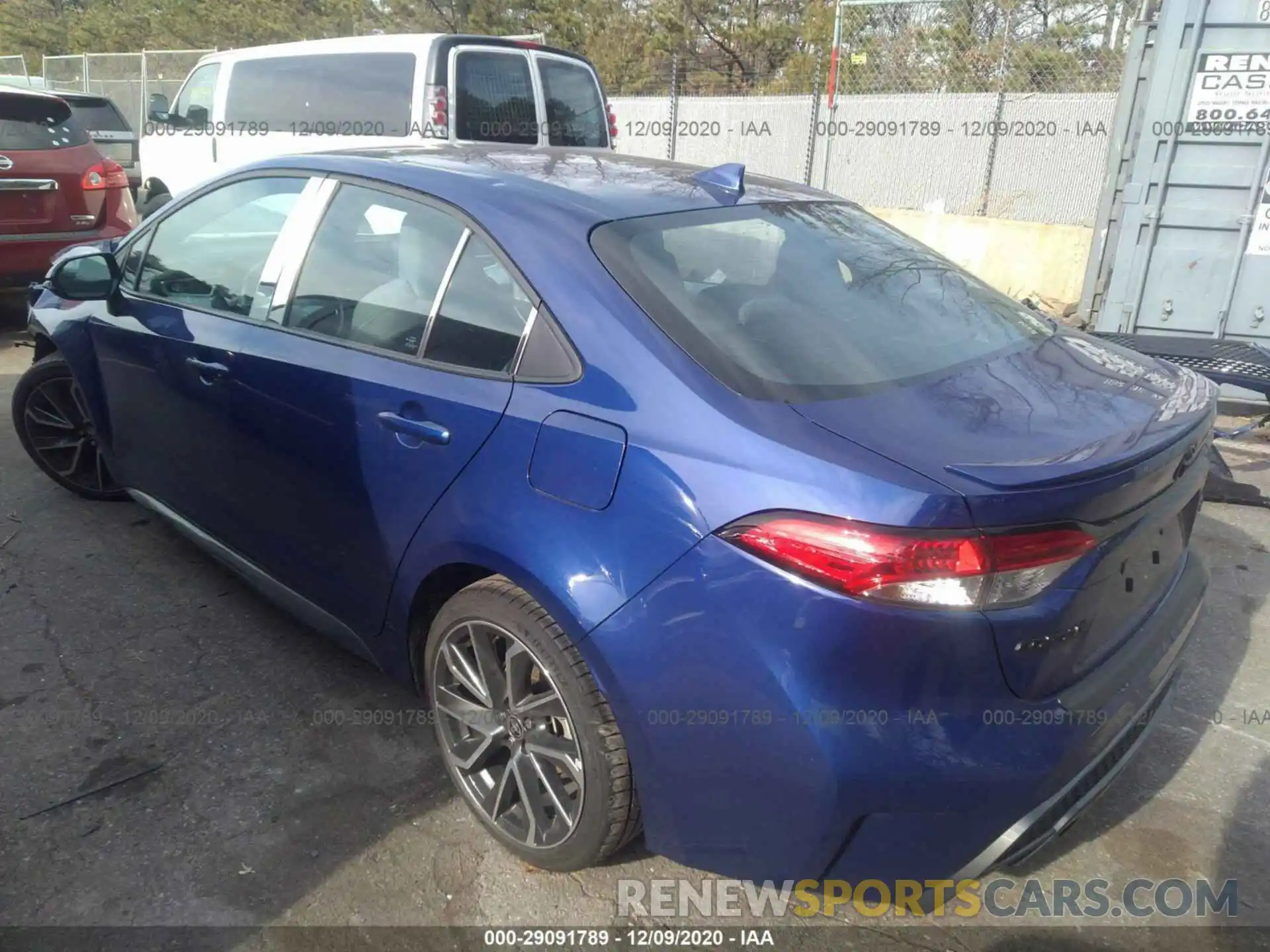 3 Photograph of a damaged car 5YFS4RCE8LP041432 TOYOTA COROLLA 2020