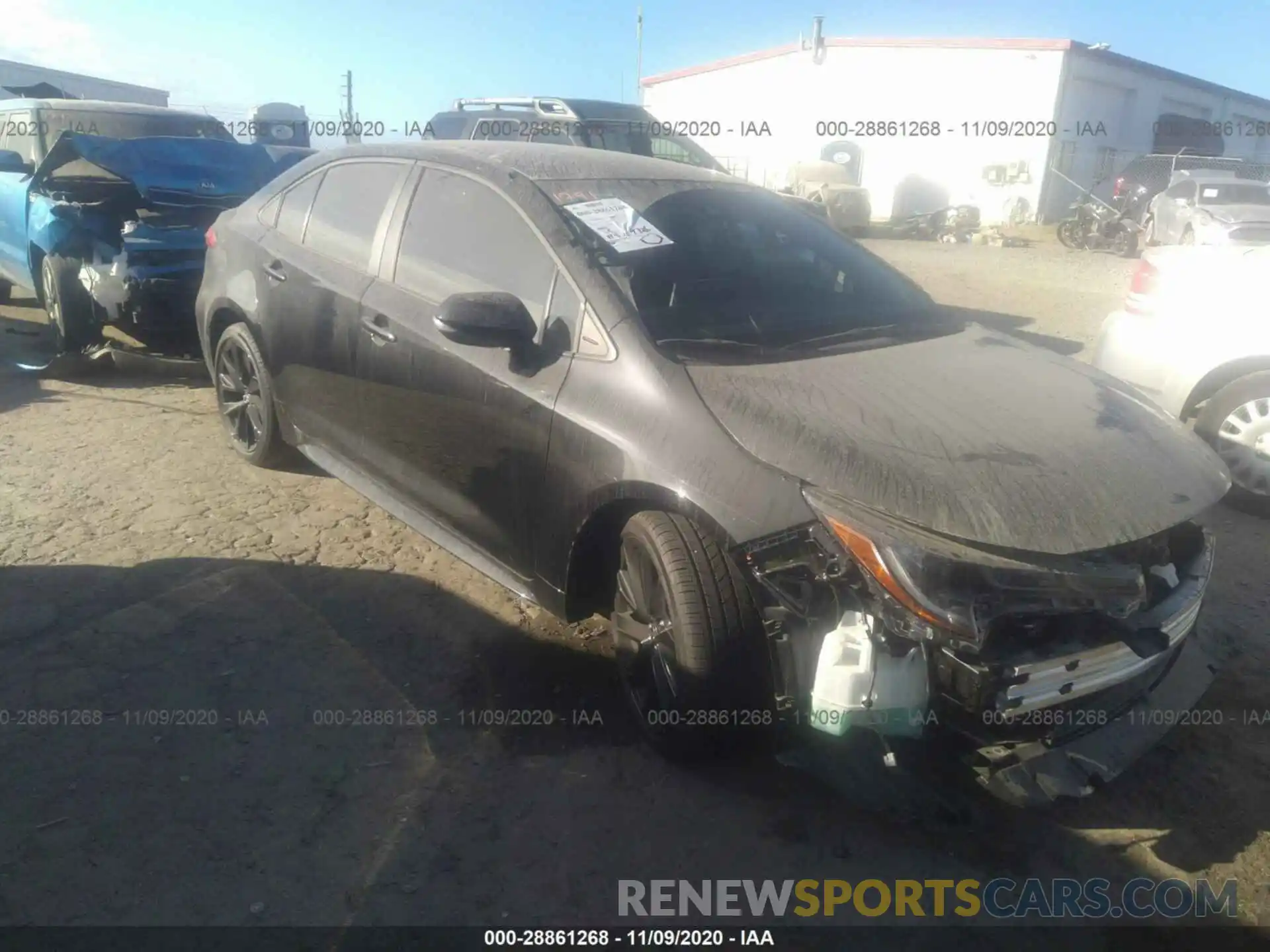 1 Photograph of a damaged car 5YFS4RCE8LP042502 TOYOTA COROLLA 2020