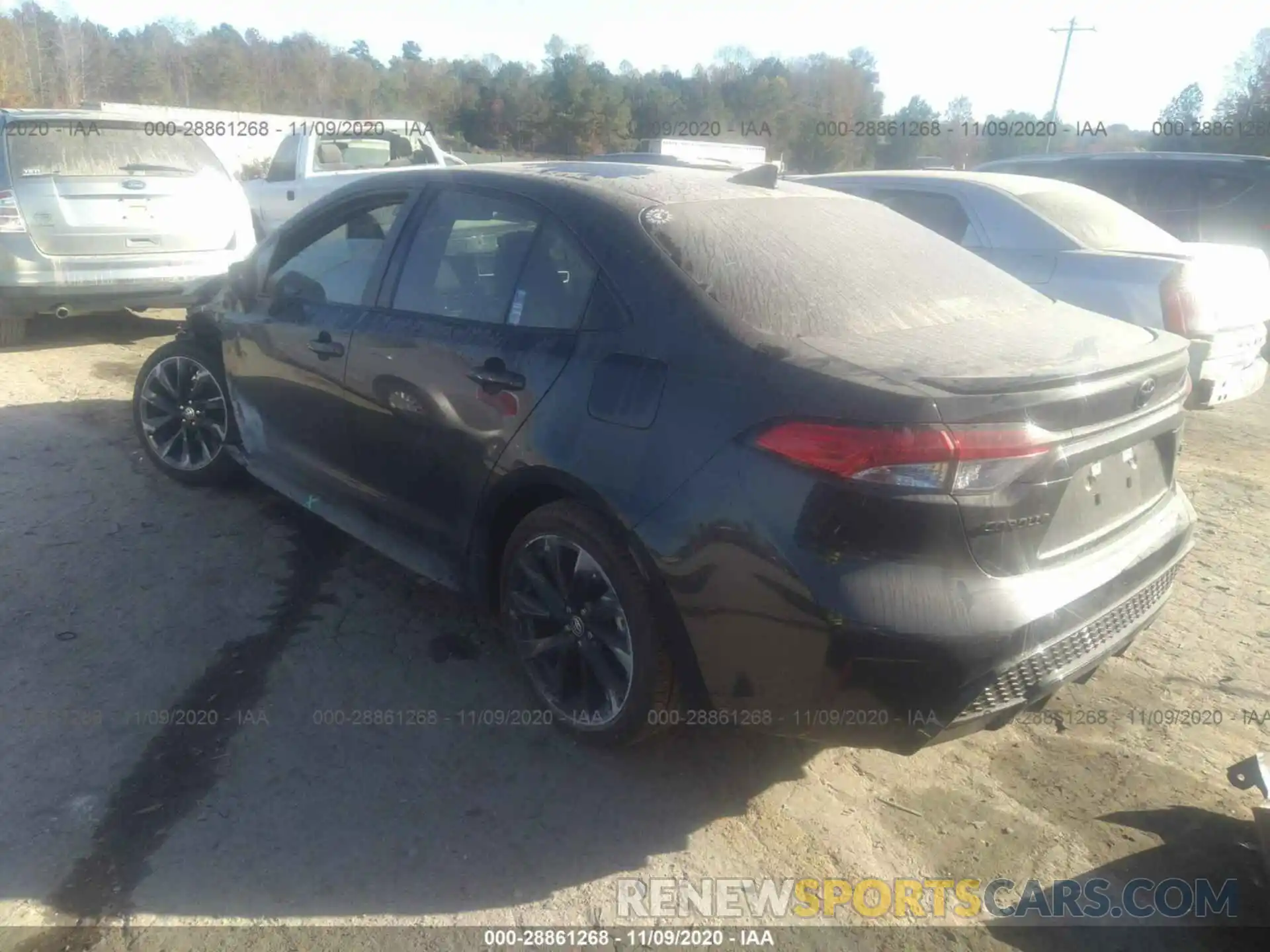 3 Photograph of a damaged car 5YFS4RCE8LP042502 TOYOTA COROLLA 2020