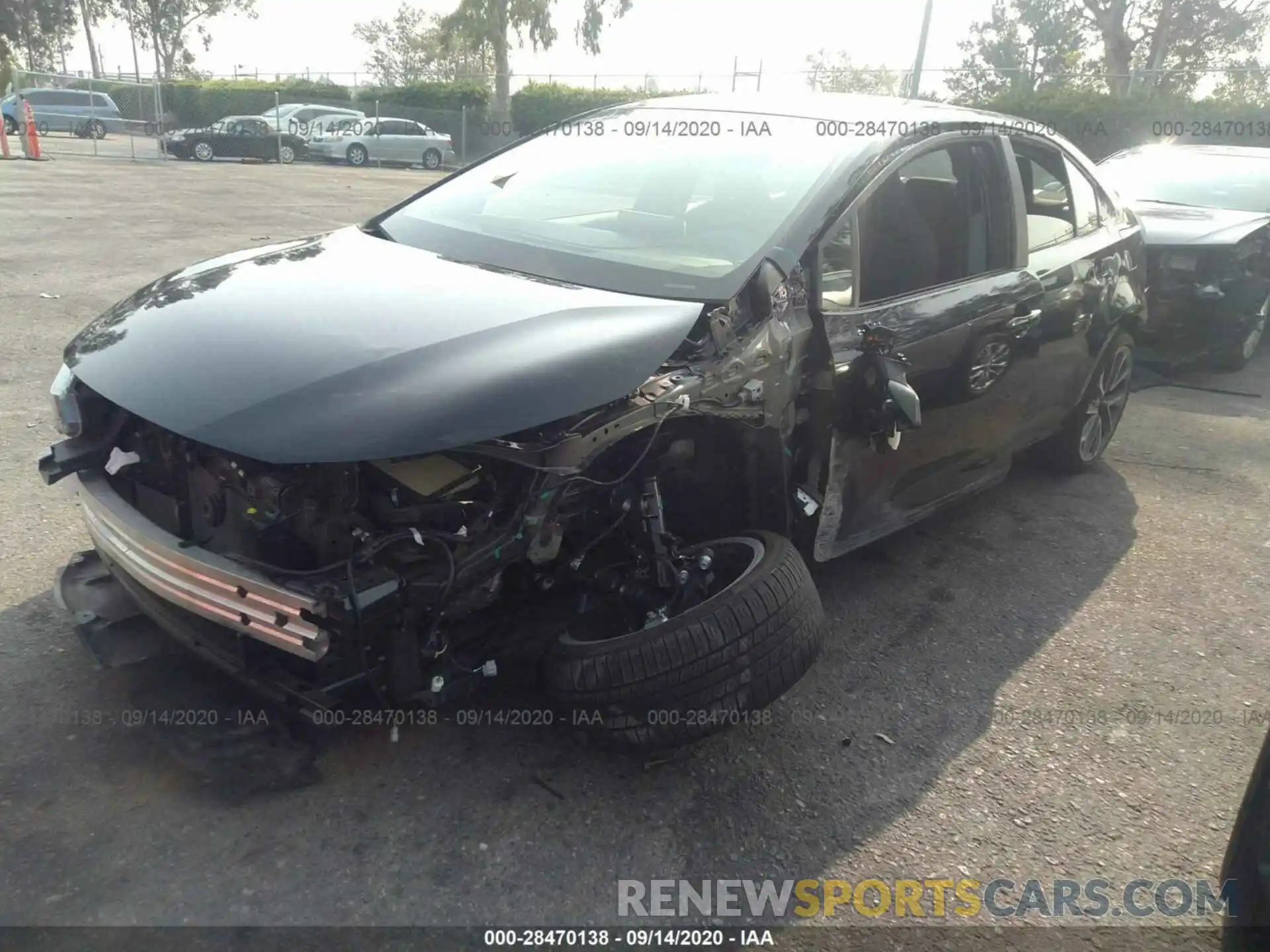 2 Photograph of a damaged car 5YFS4RCE8LP042712 TOYOTA COROLLA 2020