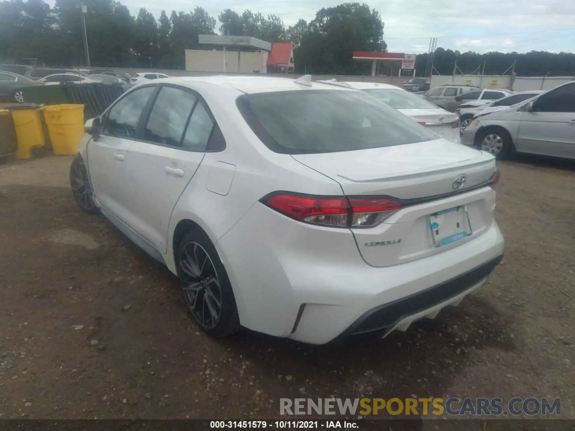 3 Photograph of a damaged car 5YFS4RCE8LP044038 TOYOTA COROLLA 2020