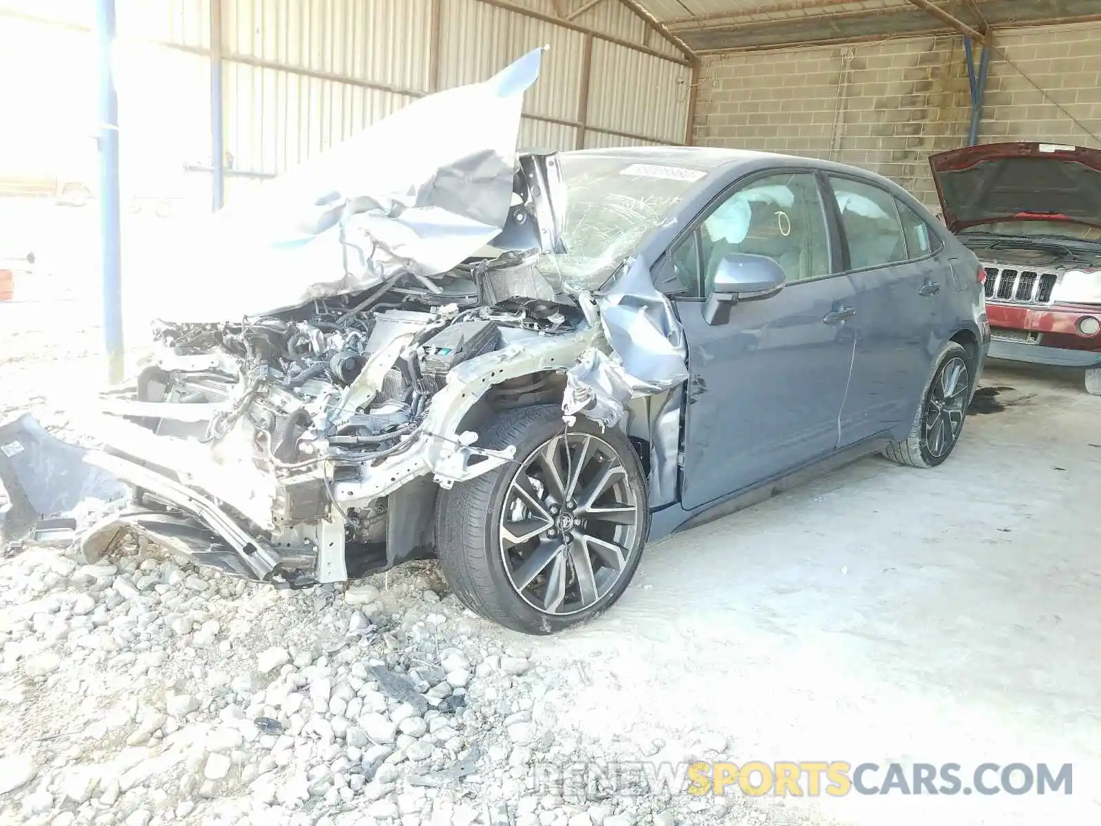 2 Photograph of a damaged car 5YFS4RCE8LP045139 TOYOTA COROLLA 2020