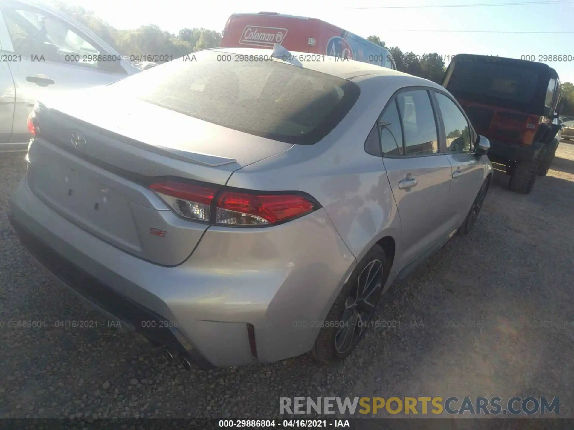 4 Photograph of a damaged car 5YFS4RCE8LP046047 TOYOTA COROLLA 2020