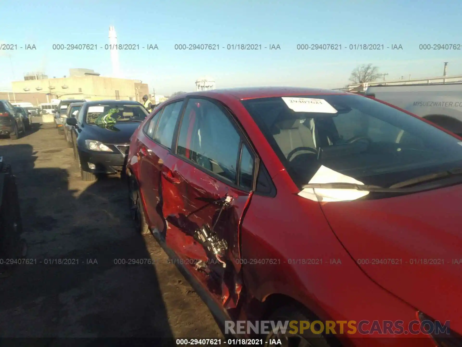 6 Photograph of a damaged car 5YFS4RCE8LP046856 TOYOTA COROLLA 2020