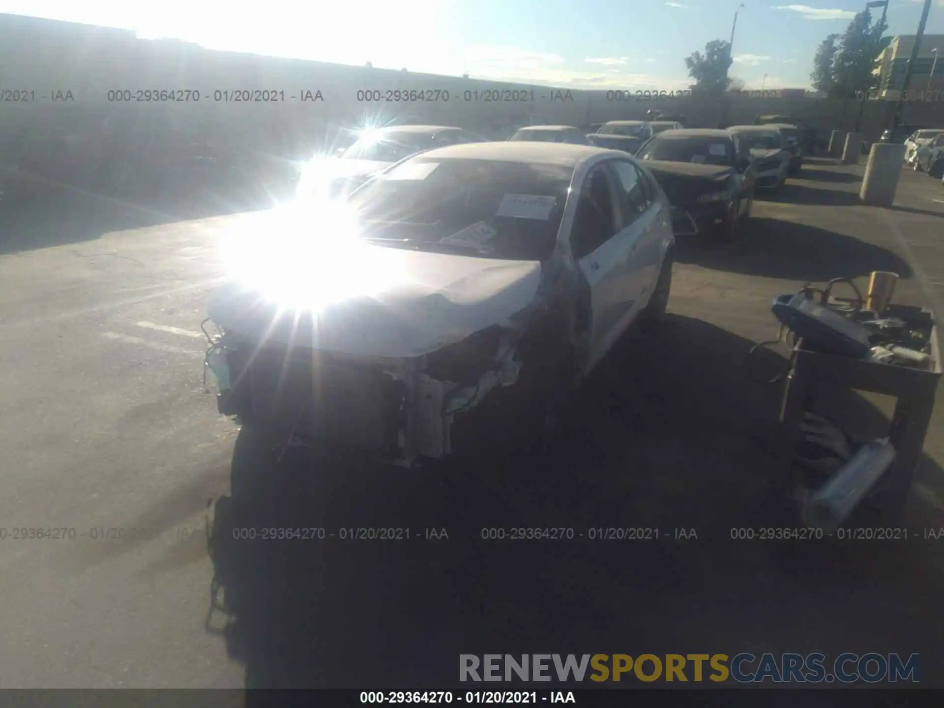 2 Photograph of a damaged car 5YFS4RCE8LP047005 TOYOTA COROLLA 2020