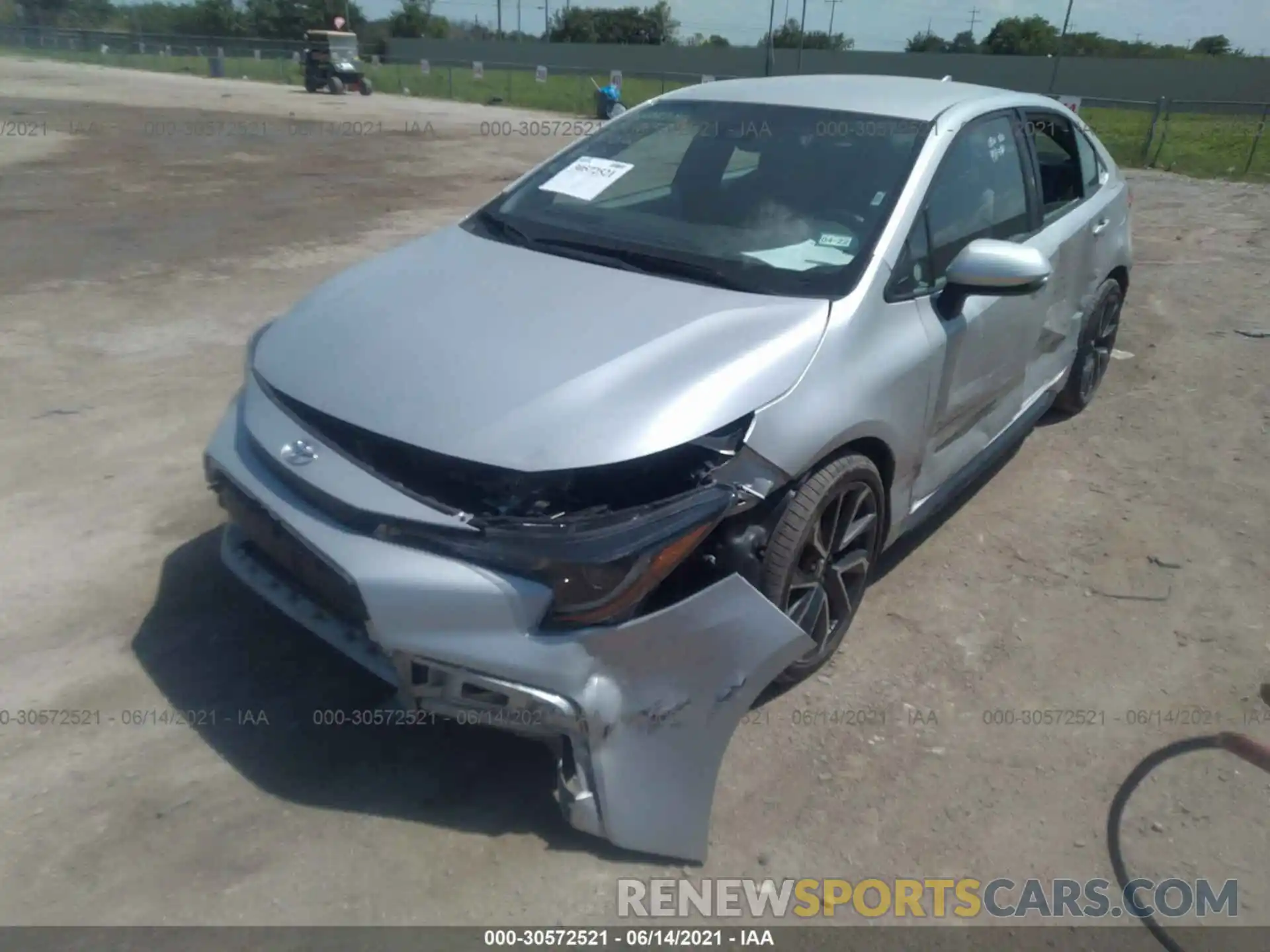 2 Photograph of a damaged car 5YFS4RCE8LP047859 TOYOTA COROLLA 2020