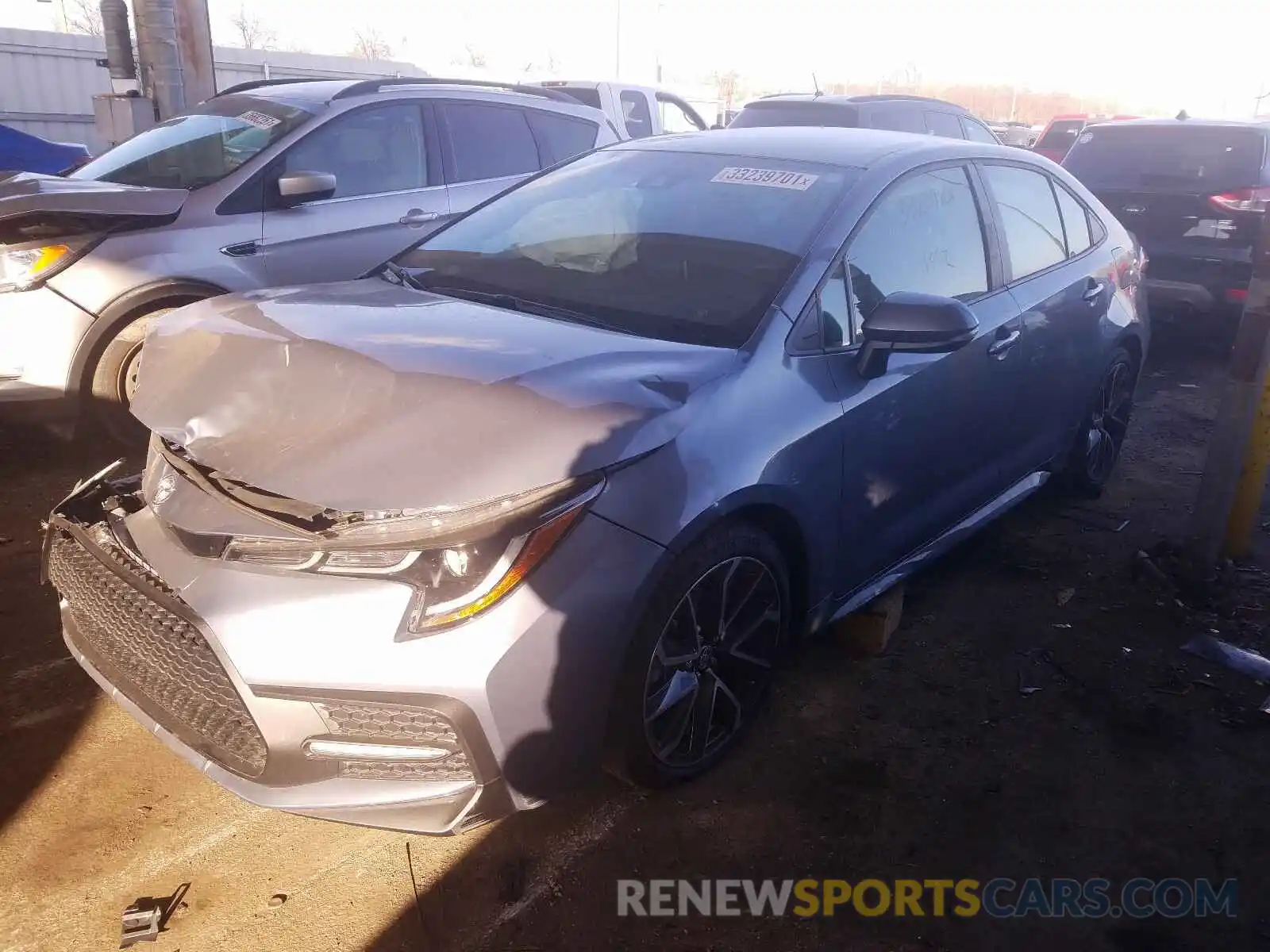 2 Photograph of a damaged car 5YFS4RCE8LP049739 TOYOTA COROLLA 2020