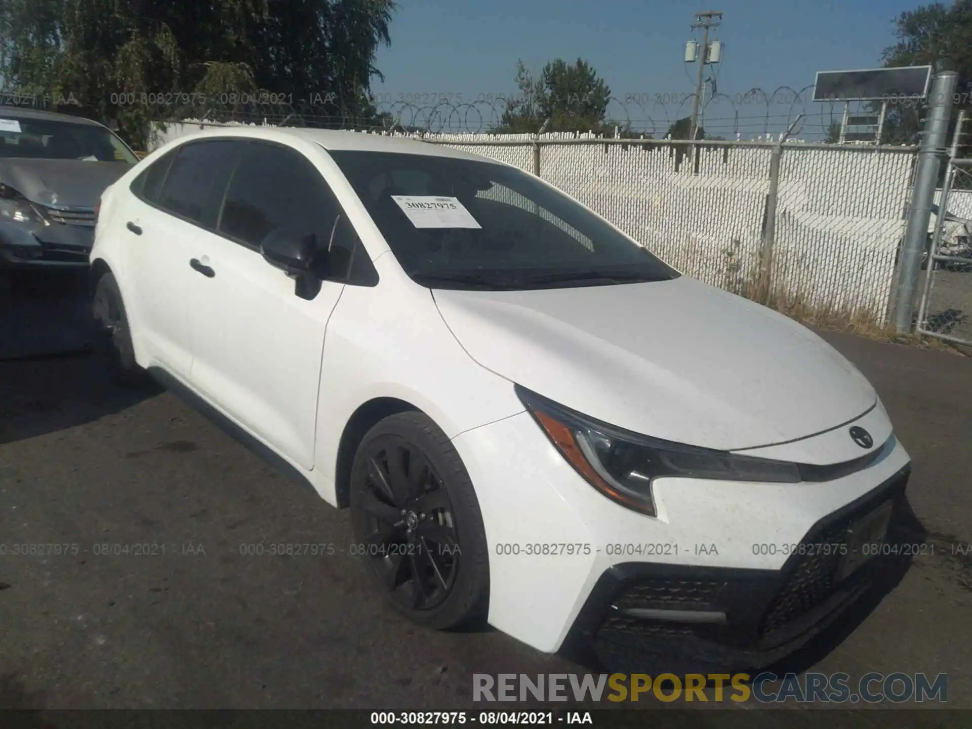 1 Photograph of a damaged car 5YFS4RCE8LP050258 TOYOTA COROLLA 2020