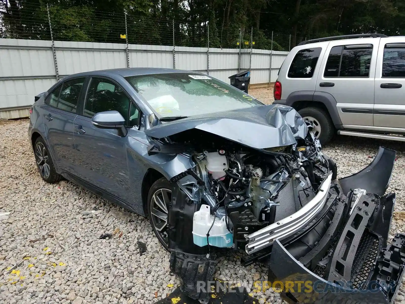 1 Photograph of a damaged car 5YFS4RCE8LP051202 TOYOTA COROLLA 2020